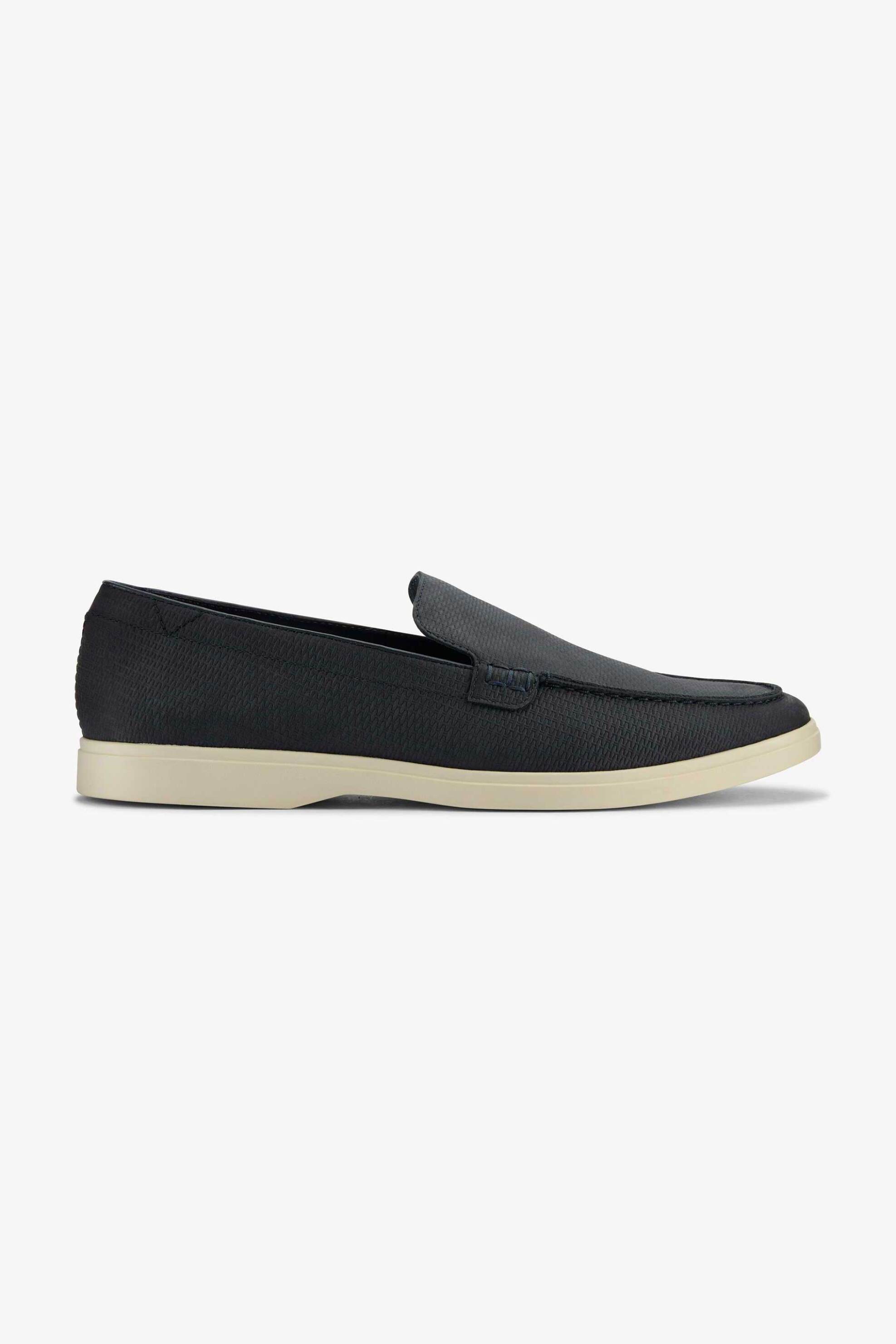 Clarks ανδρικά δερμάτινα μοκασίνια "Torford Easy" - 26176202 Μπλε Σκούρο