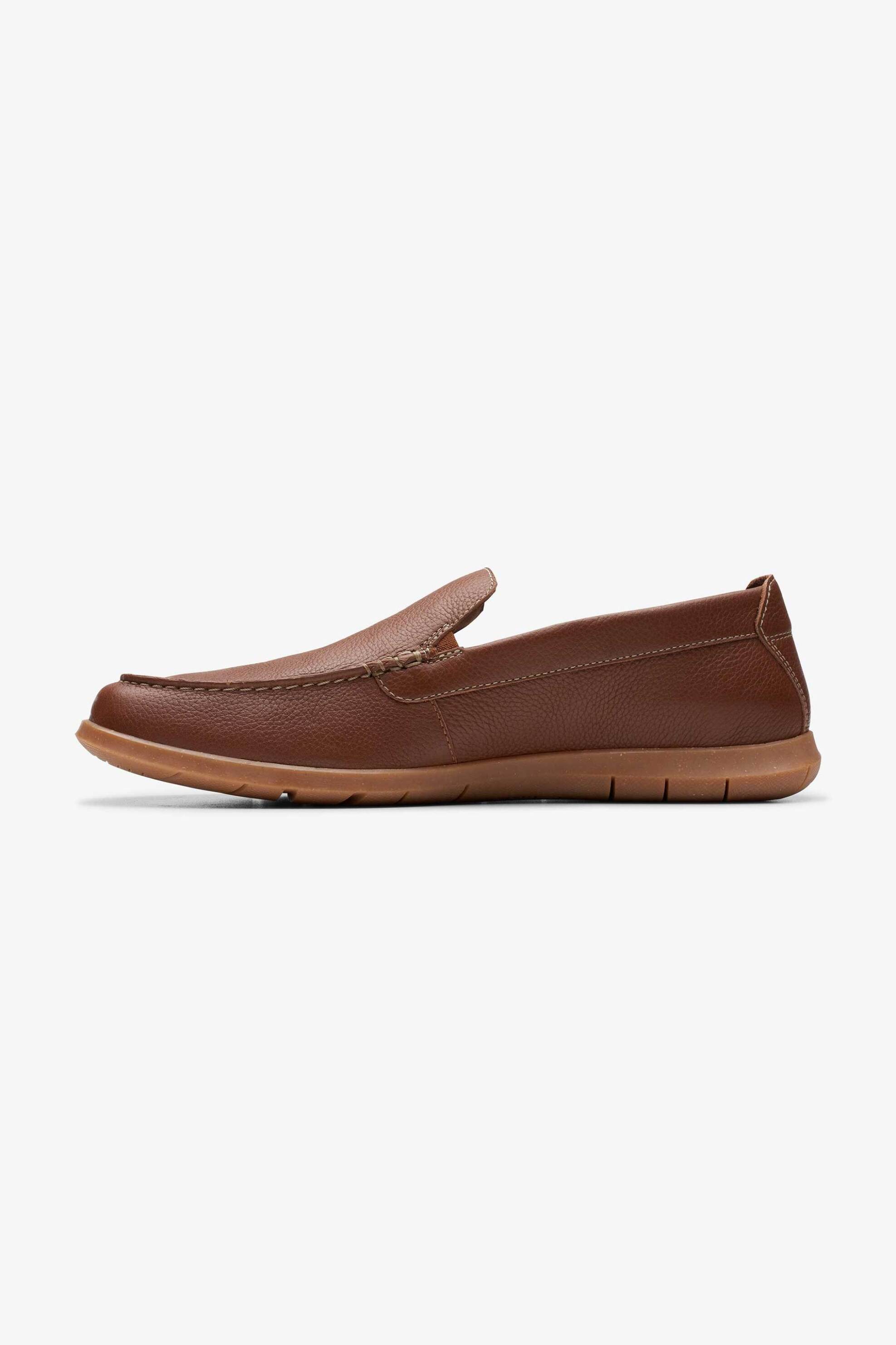 Clarks ανδρικά δερμάτινα μοκασίνια "Flexway Step" - 26176954 Καφέ φωτογραφία