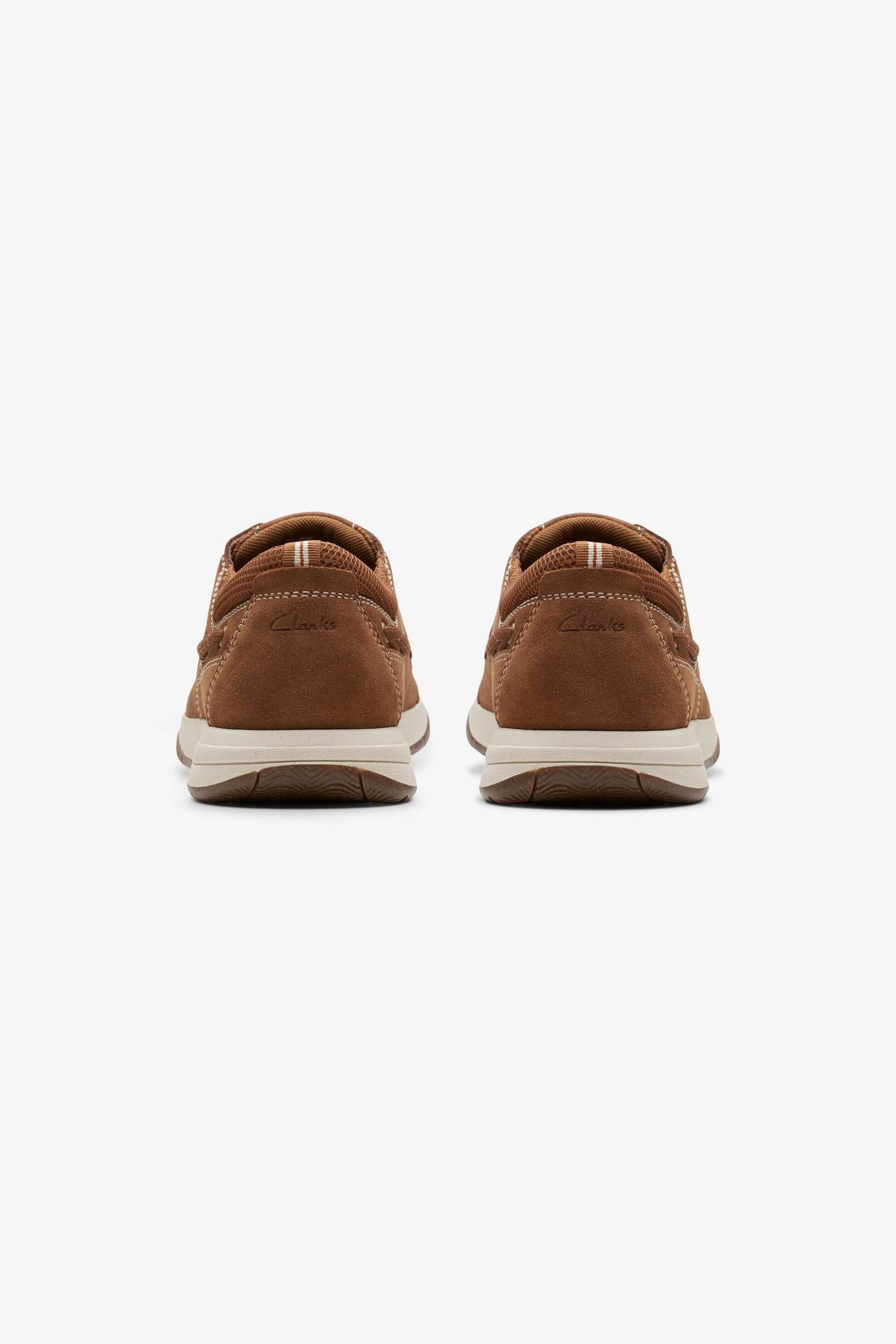 Clarks Ανδρικά Nubuck Boat Shoes Sailview Lace - 26176971 Ταμπά