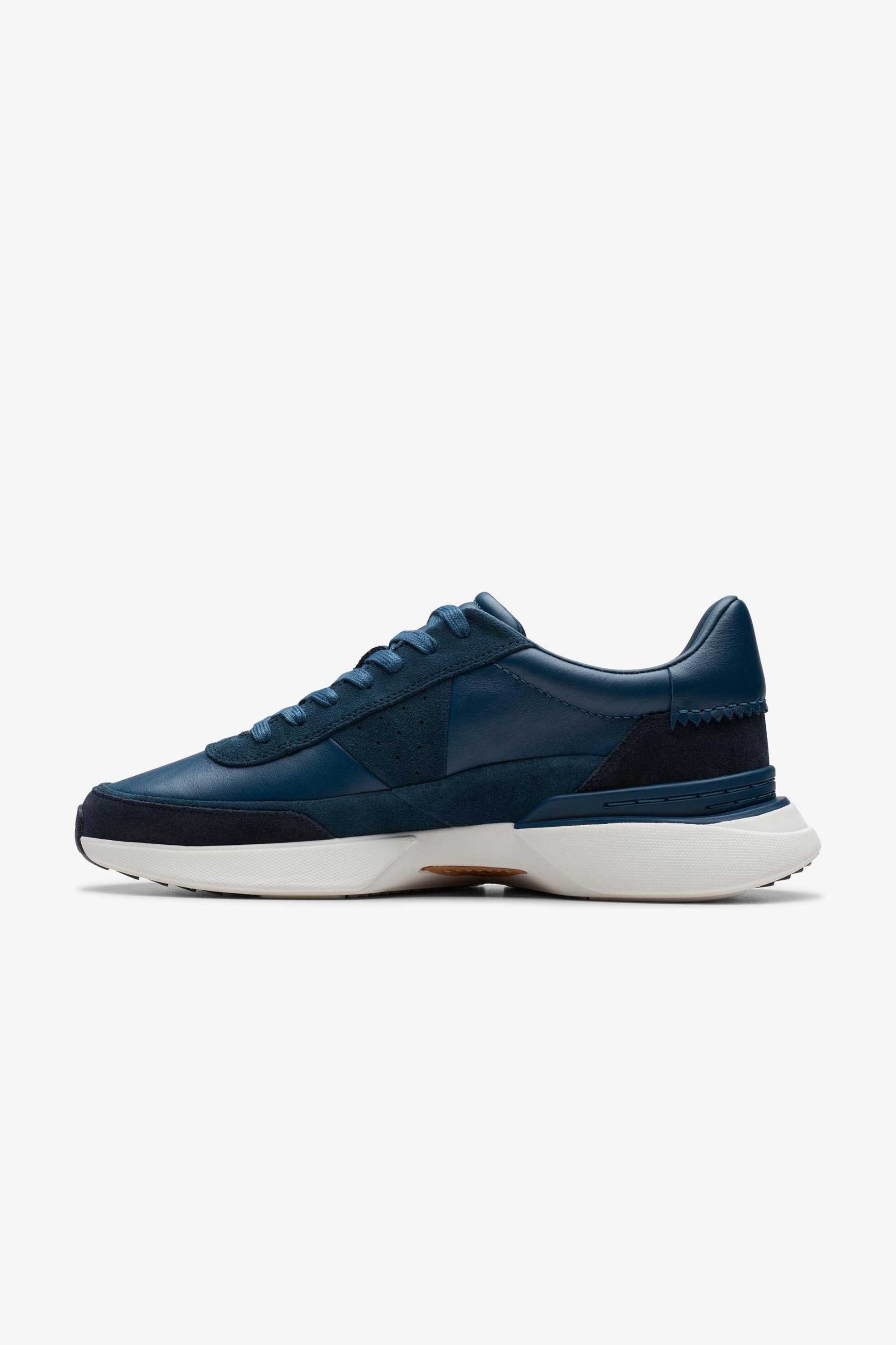 Clarks ανδρικά δερμάτινα sneakers ''Craft Pace'' - 26178499 Μπλε Σκούρο φωτογραφία