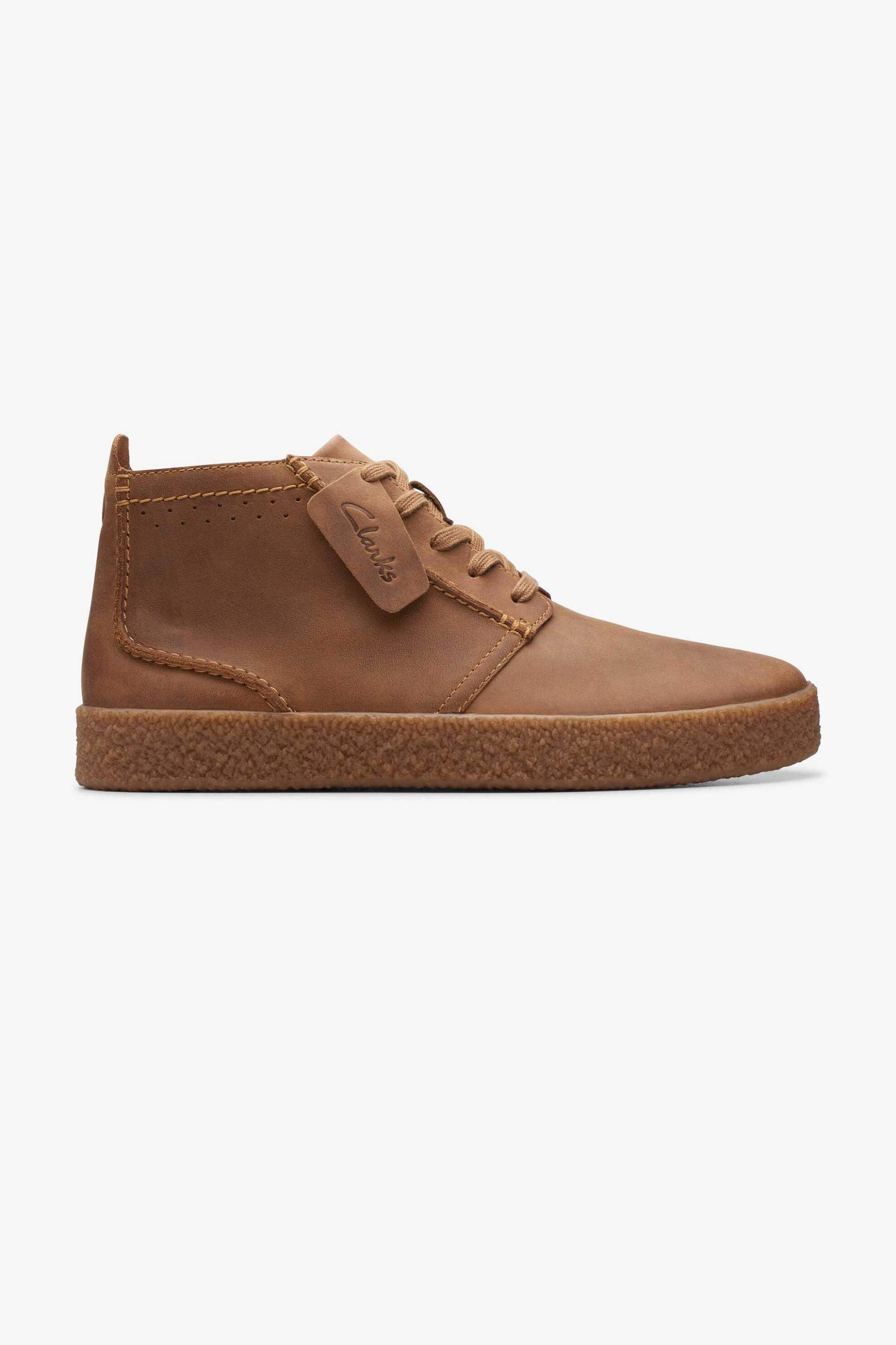 Clarks ανδρικά δερμάτινα μποτάκια ''Streethill Mid'' - 26174536 Ταμπά