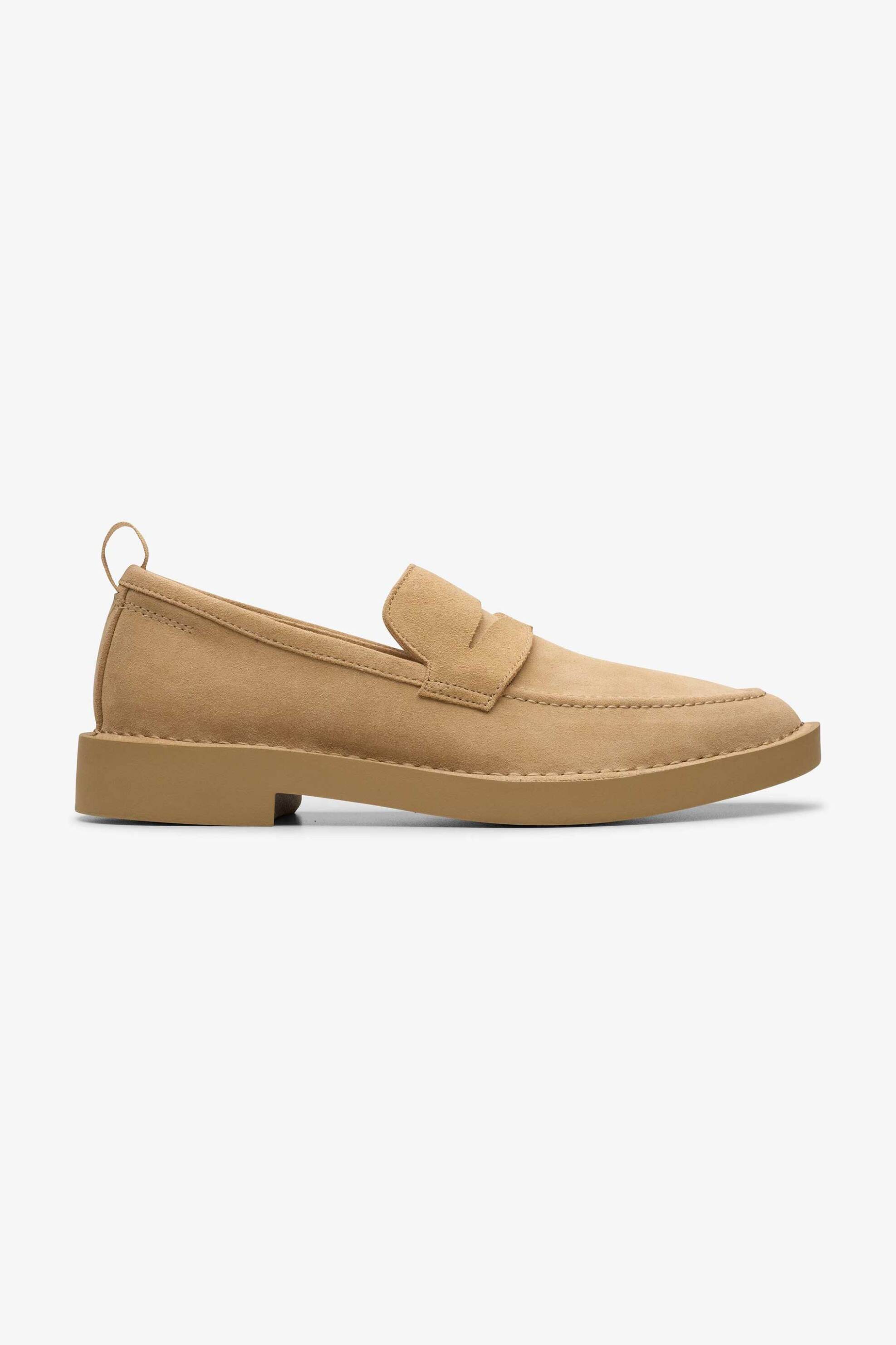 Clarks ανδρικά suede μοκασίνια ''Martock Lo'' - 26180847 Καμηλό