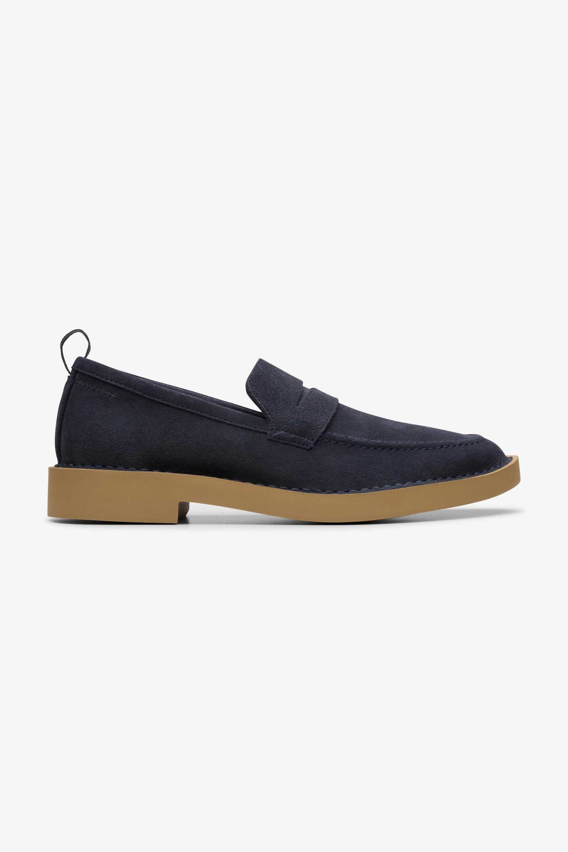Clarks ανδρικά suede μοκασίνια ''Martock Lo'' - 26180849 Μπλε Σκούρο
