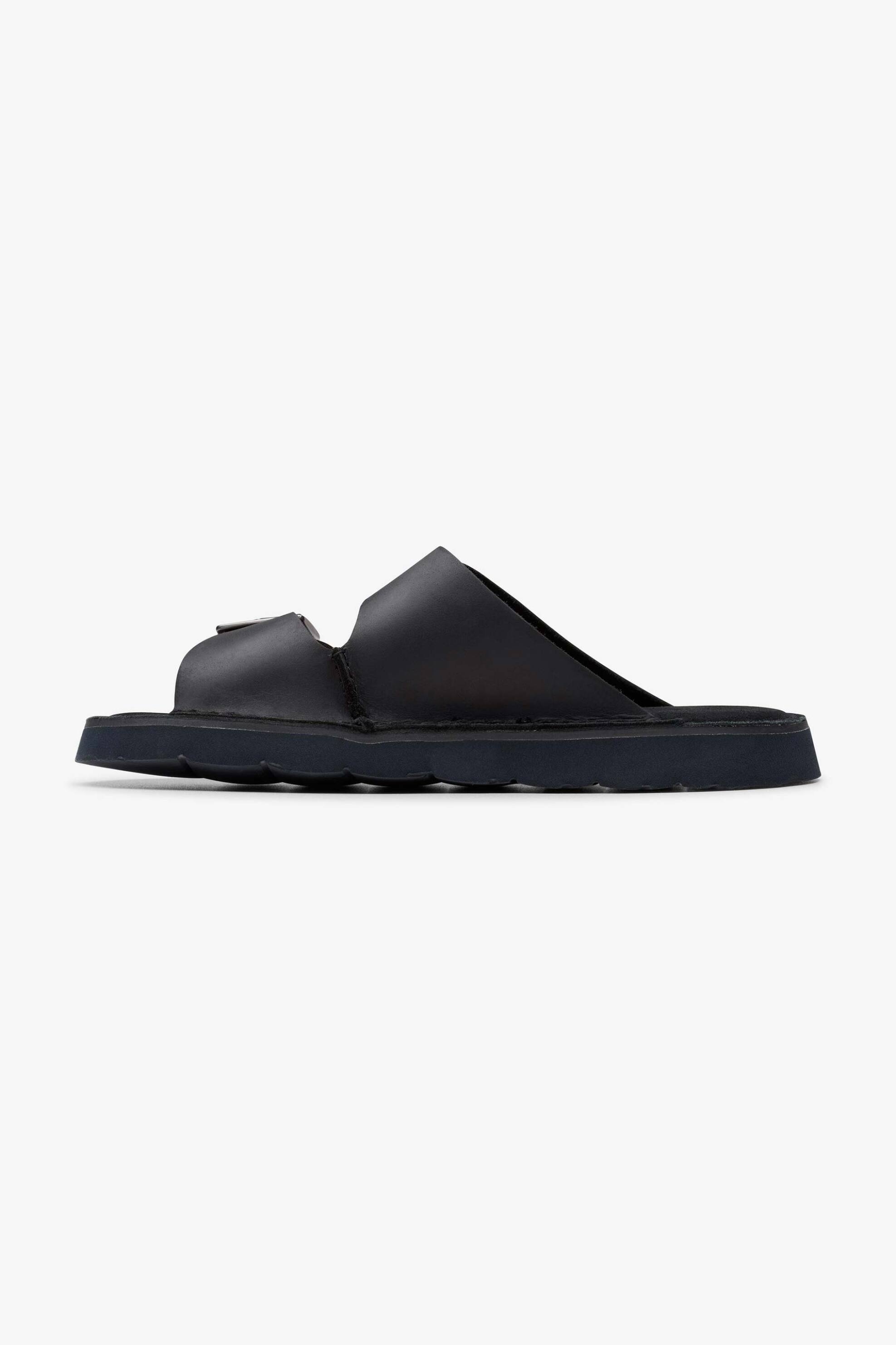 Clarks ανδρικά δερμάτινα σανδάλια "Solsbury Strap" - 26180885 Μαύρο φωτογραφία