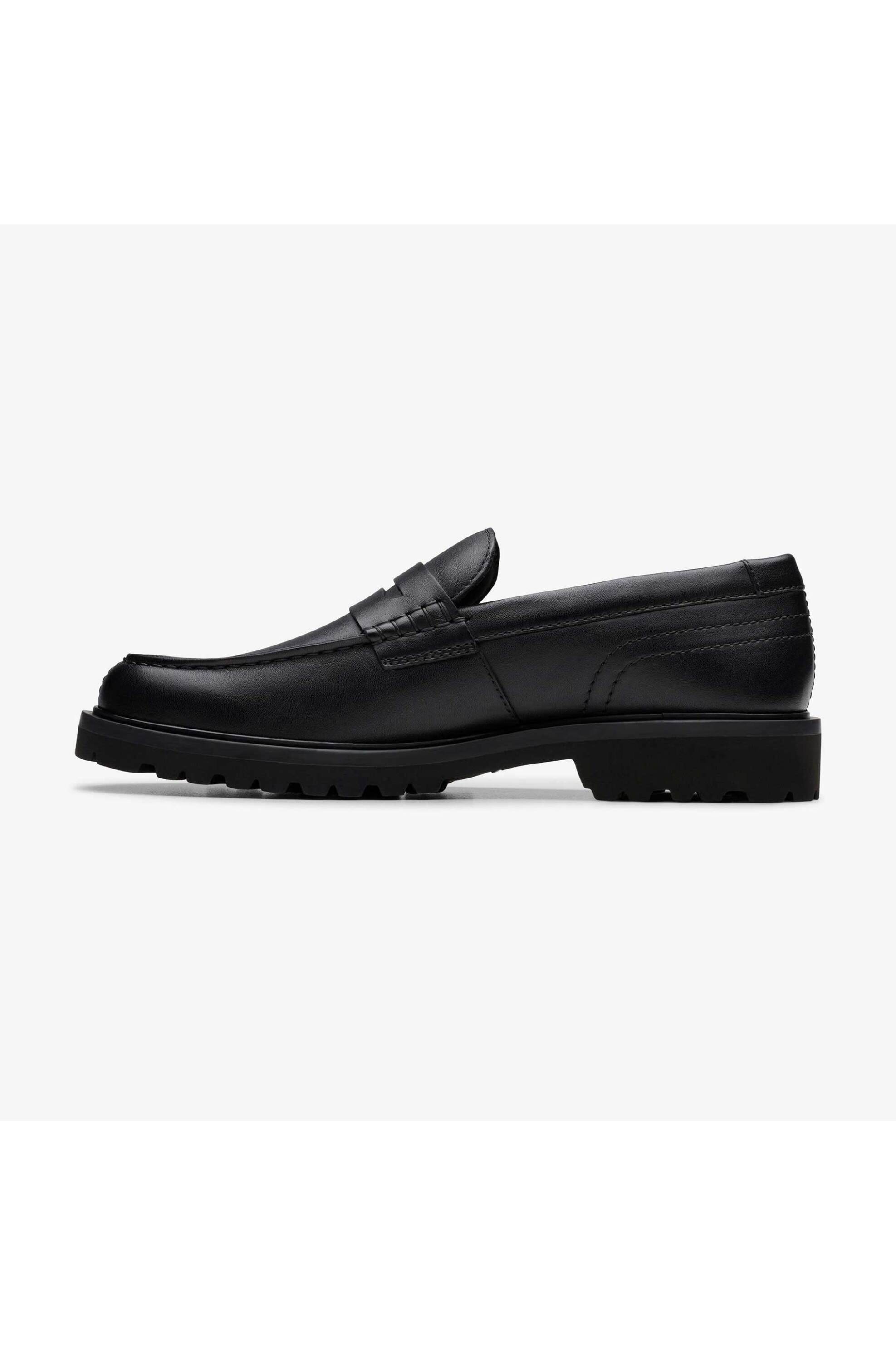 Clarks ανδρικά δερμάτινα μοκασίνια "Berwick Lo" - 26183727 Μαύρο φωτογραφία