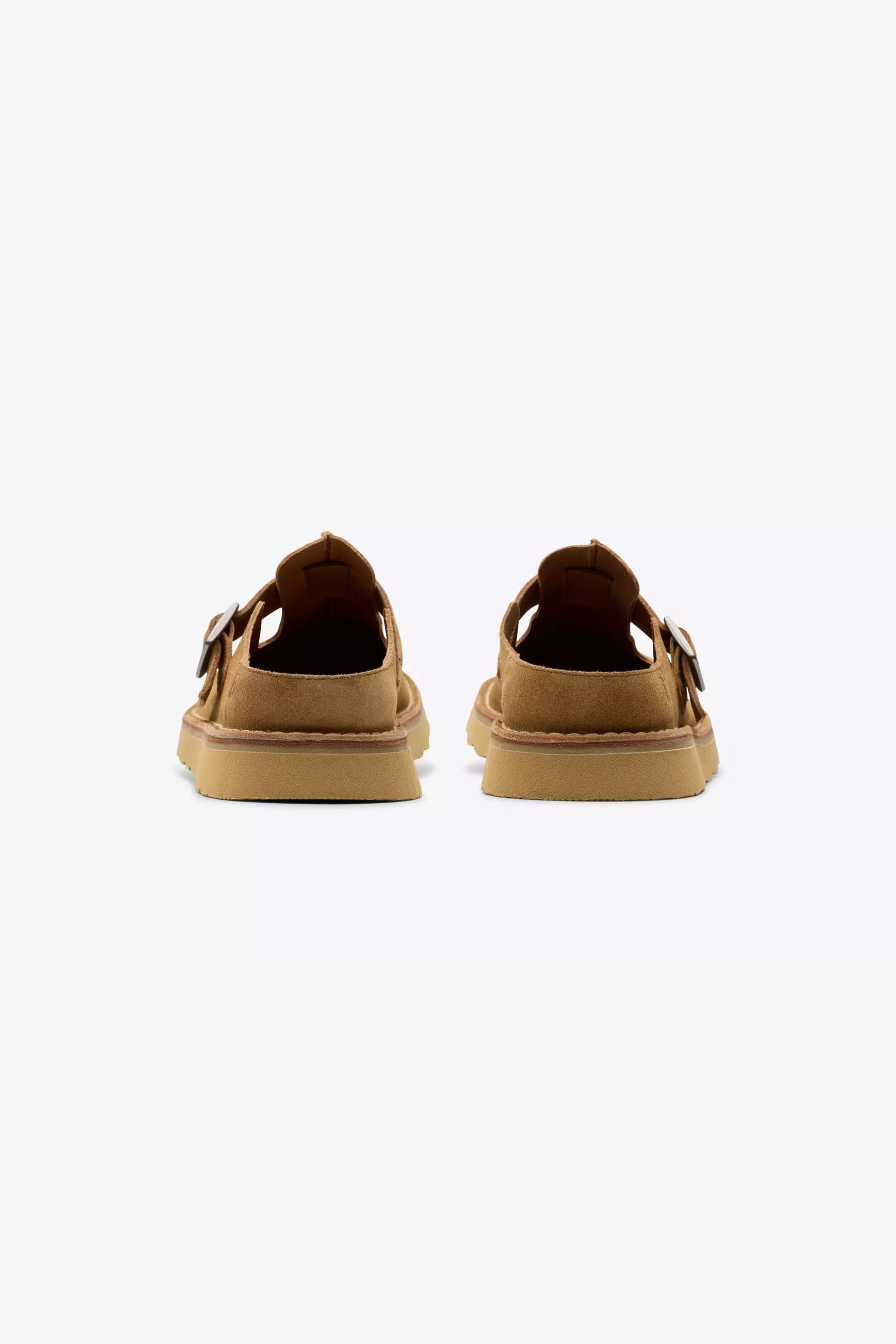 Clarks ανδρικά suede σανδάλια "Solsbury Mule" - 26180881 Καφέ φωτογραφία