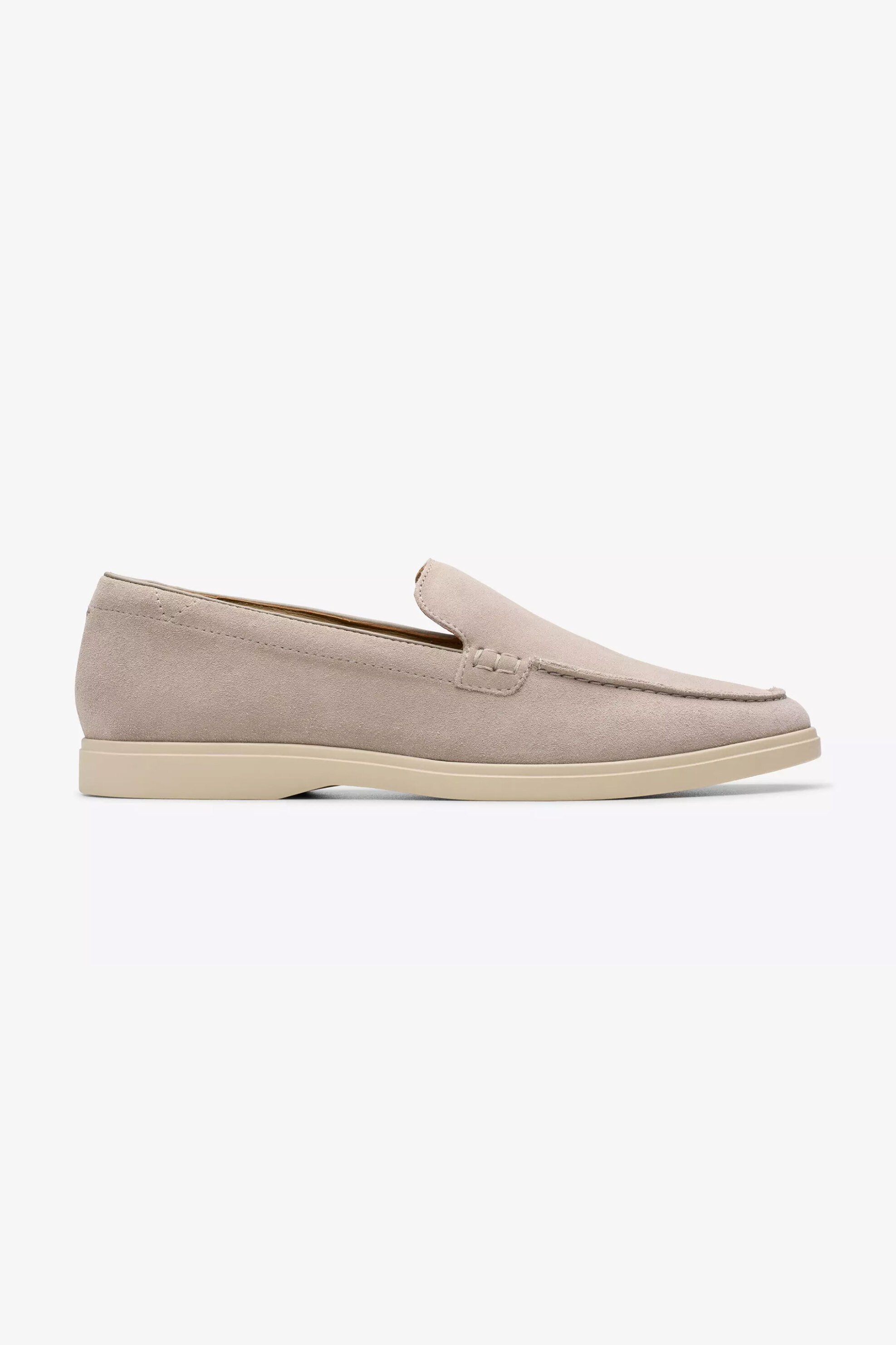 Clarks ανδρικά suede loafers "Torford Easy" - 26180892 Γκρι