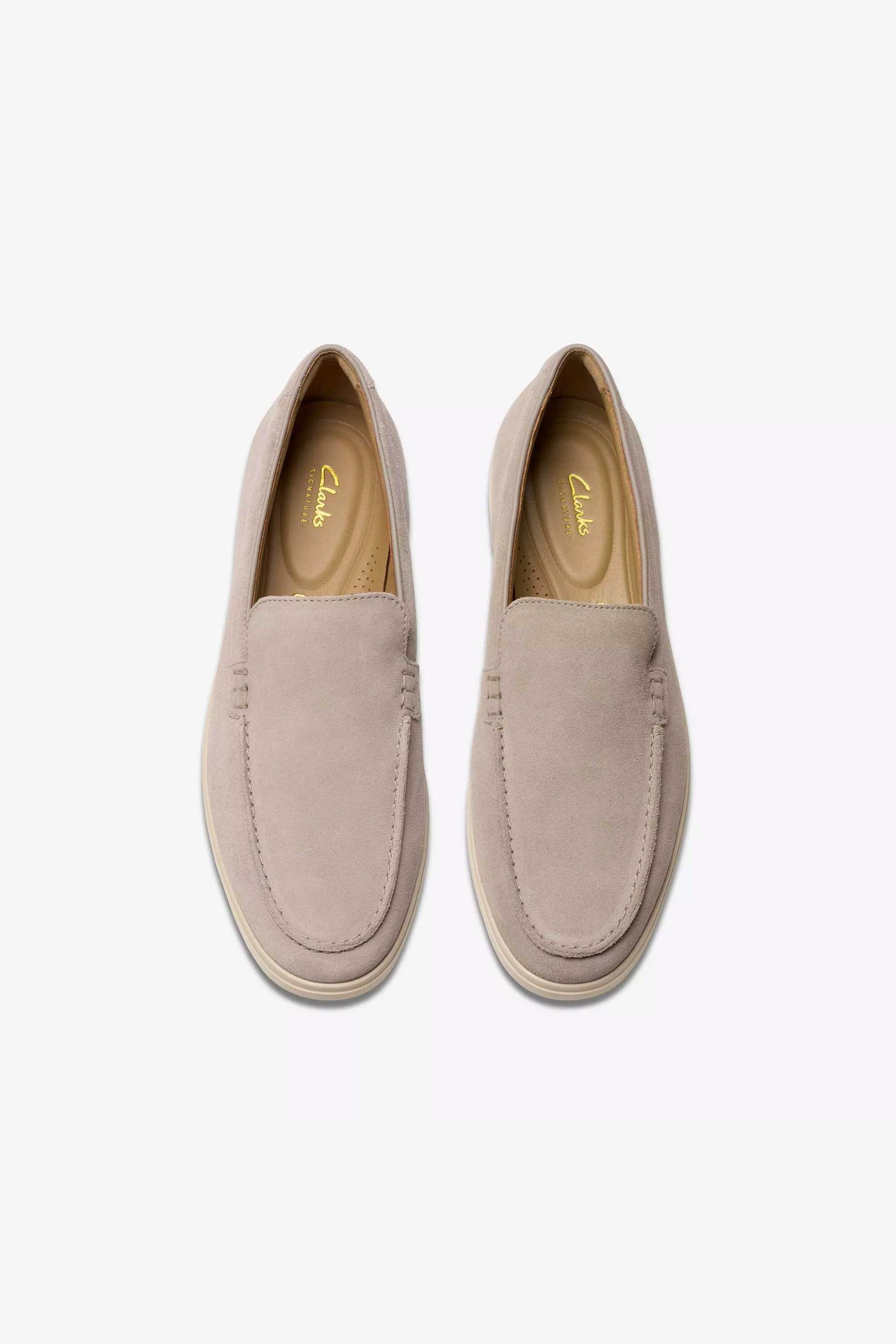 Clarks Ανδρικά Suede Loafers Torford Easy - 26180892 Γκρι