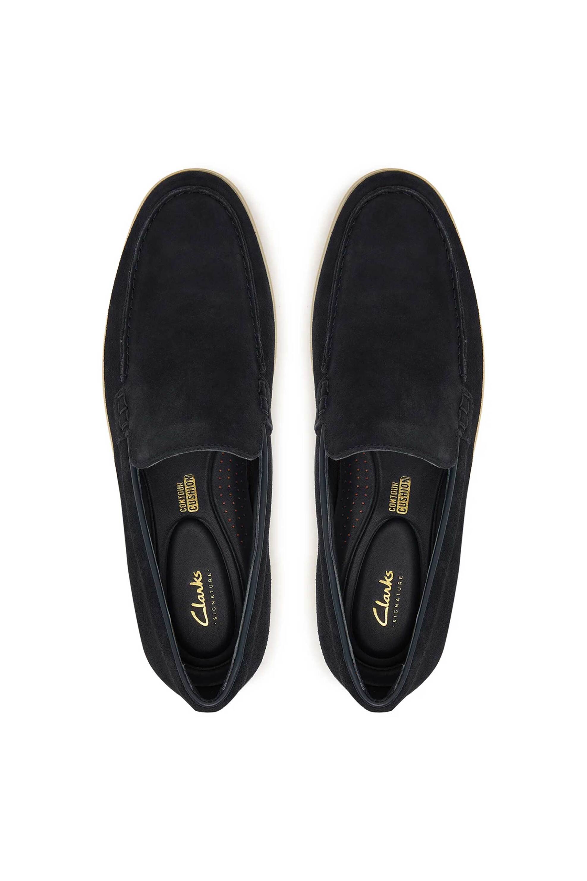 Clarks Ανδρικά Suede Loafers Torford Easy - 26186149 Μπλε Σκούρο