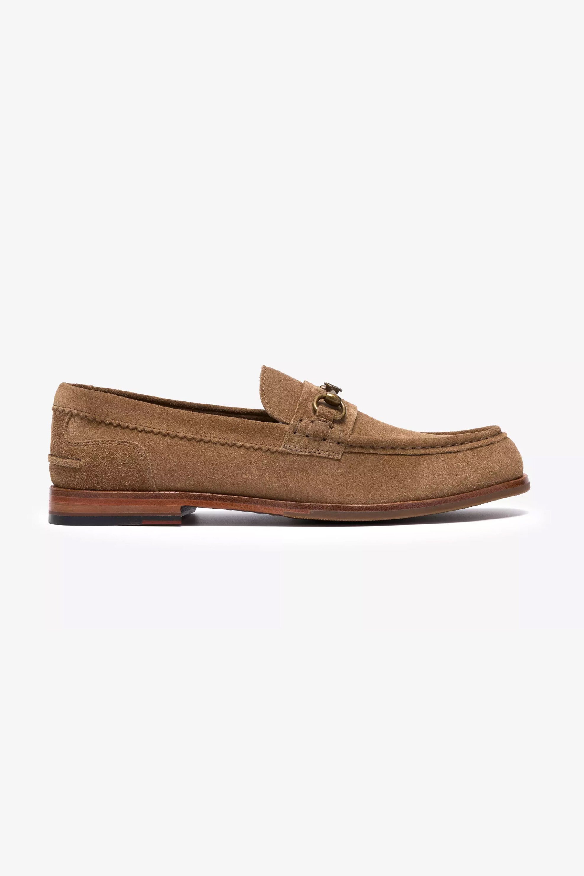 Clarks ανδρικά suede loafers "Craft James LT" - 26186186 Καμηλό