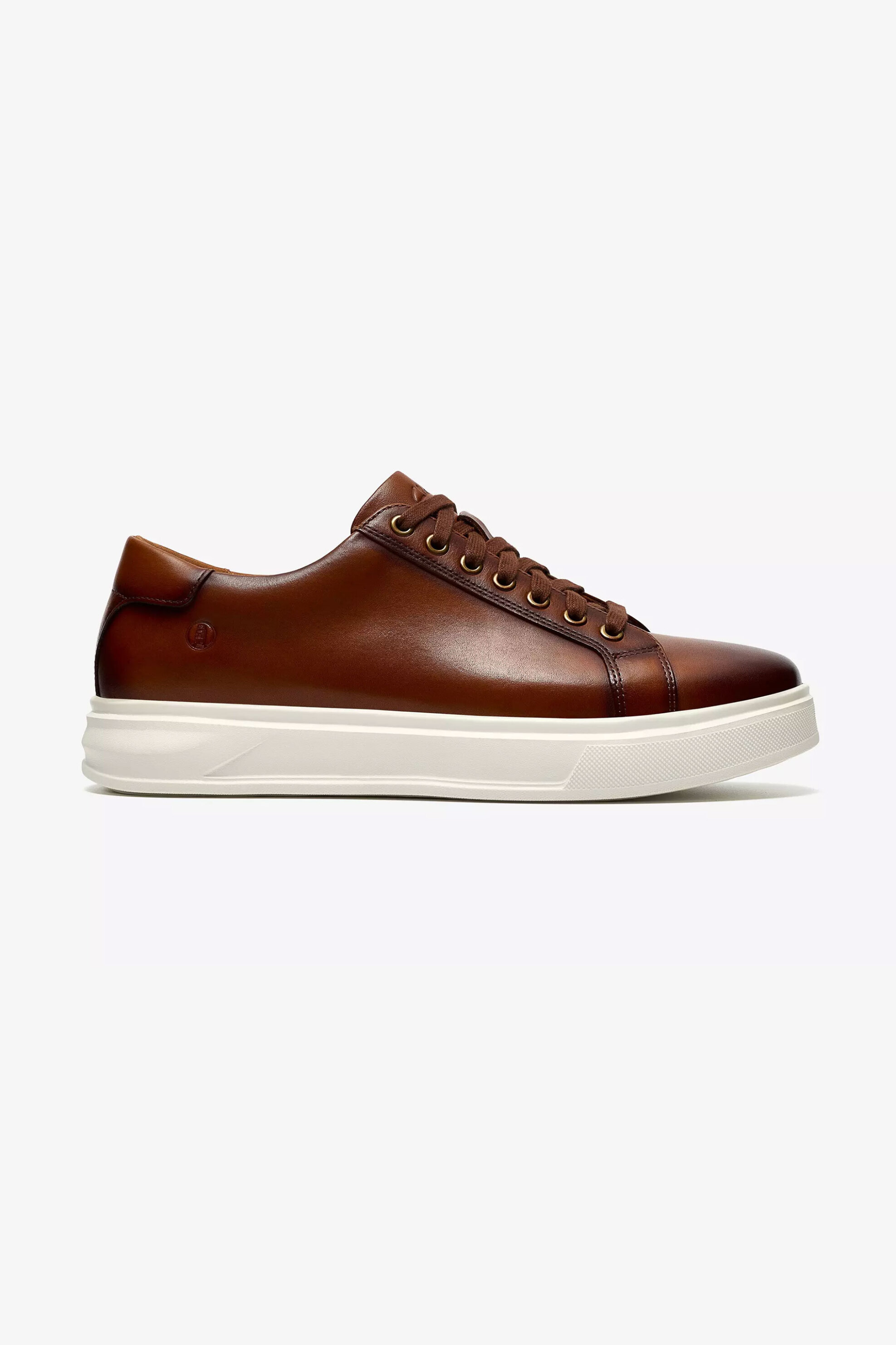 Clarks ανδρικά δερμάτινα sneakers "Goswell Tie" - 26186561 Ταμπά