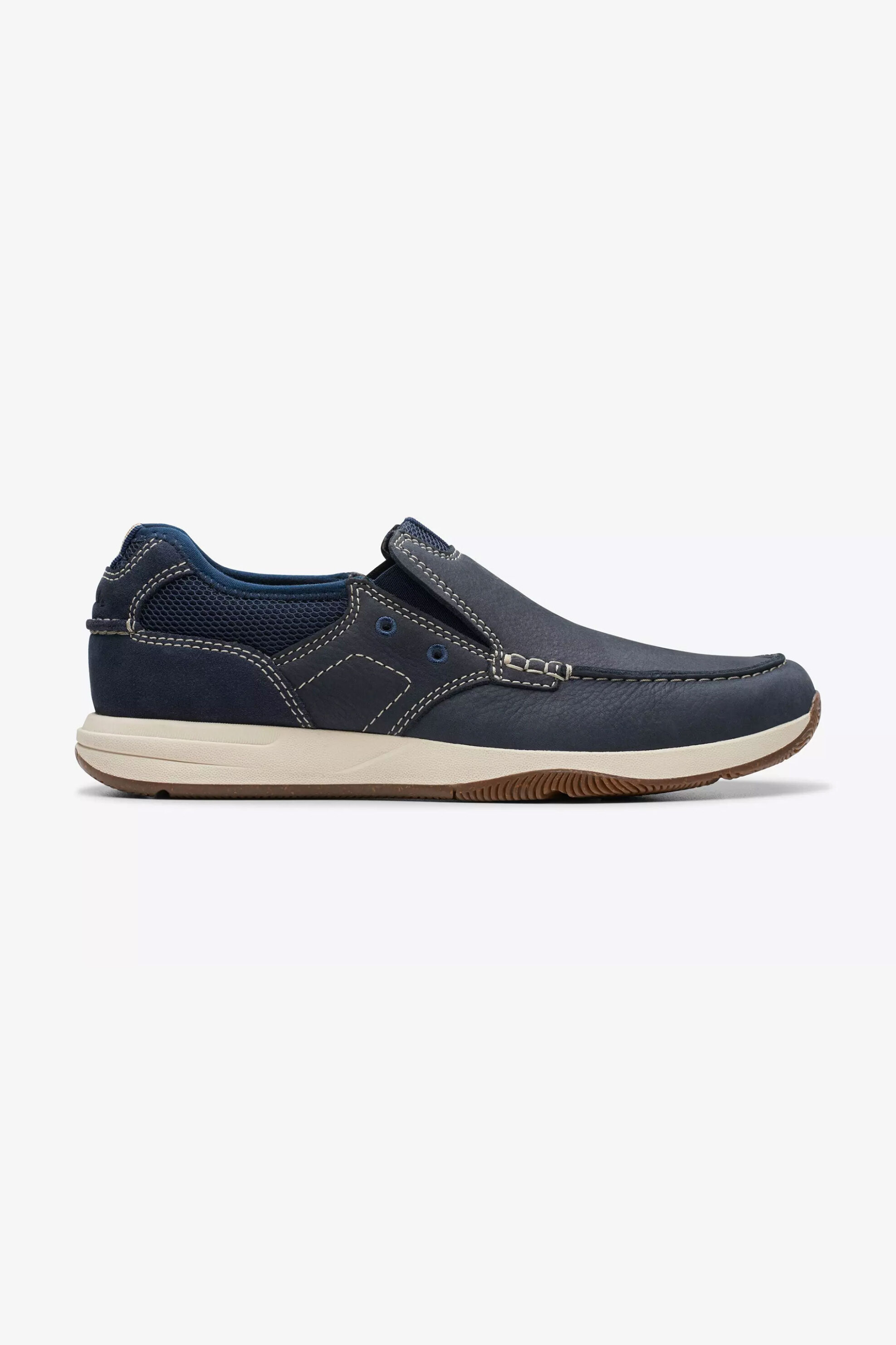 Clarks ανδρικά δερμάτινα loafers "Sailview Step Loafer" - 26176976 Μπλε Σκούρο