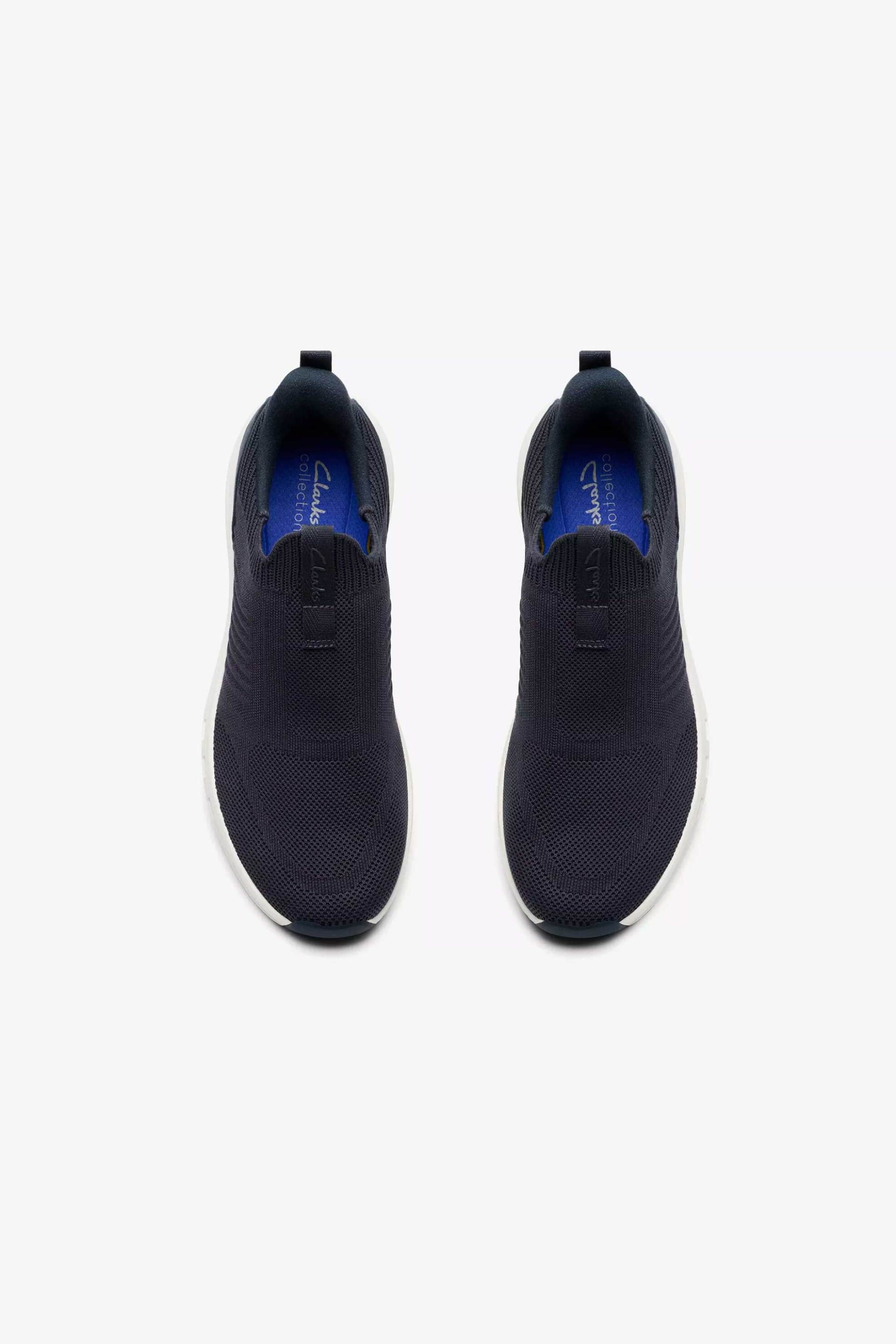 Clarks Ανδρικά Δερμάτινα Sneakers Motion Trek Ιn - 26184824 Σκούρο Μπλε