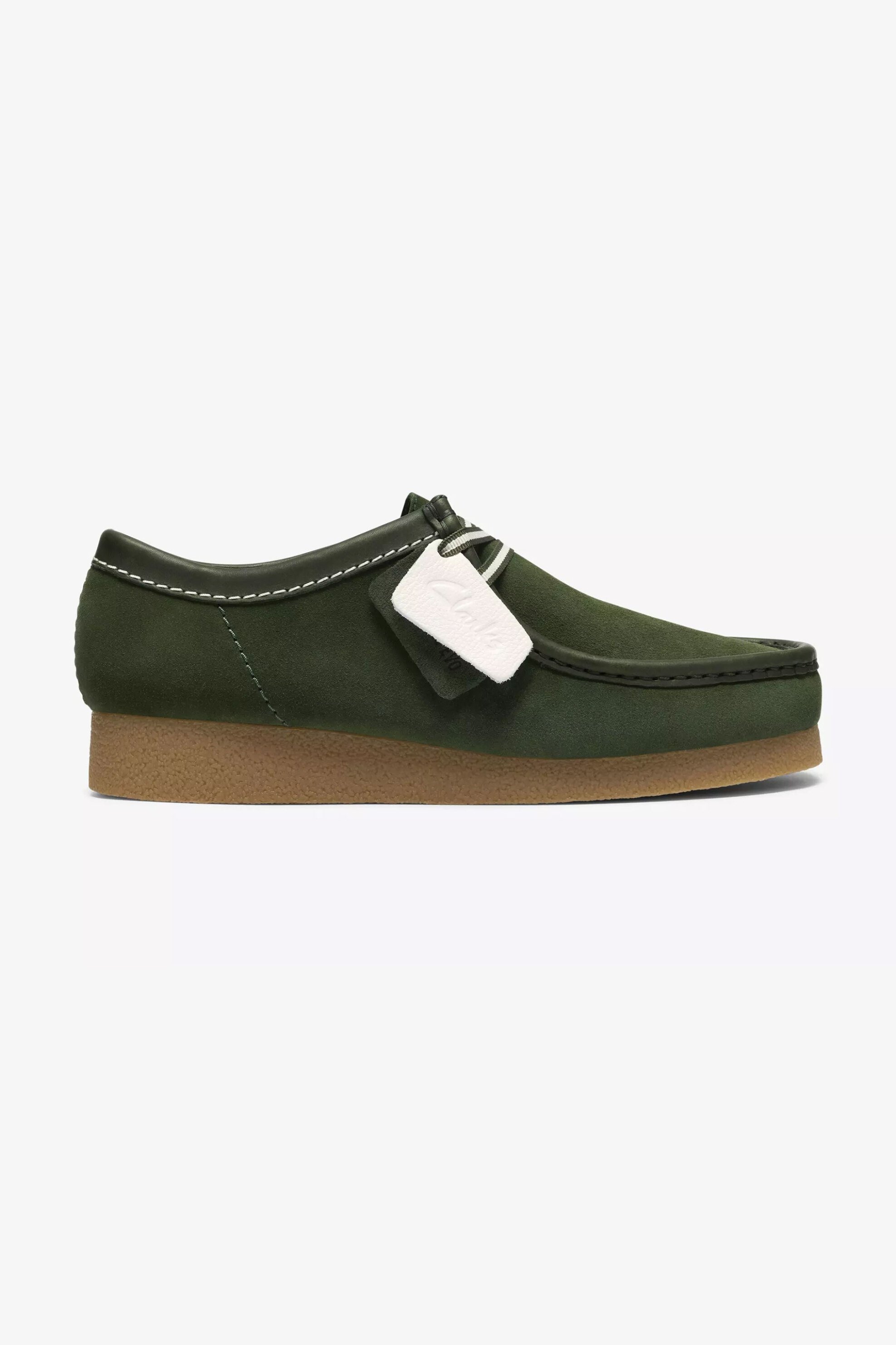 Clarks ανδρικά suede παπούτσια "Wallabee EVO" - 26186170 Πράσινο