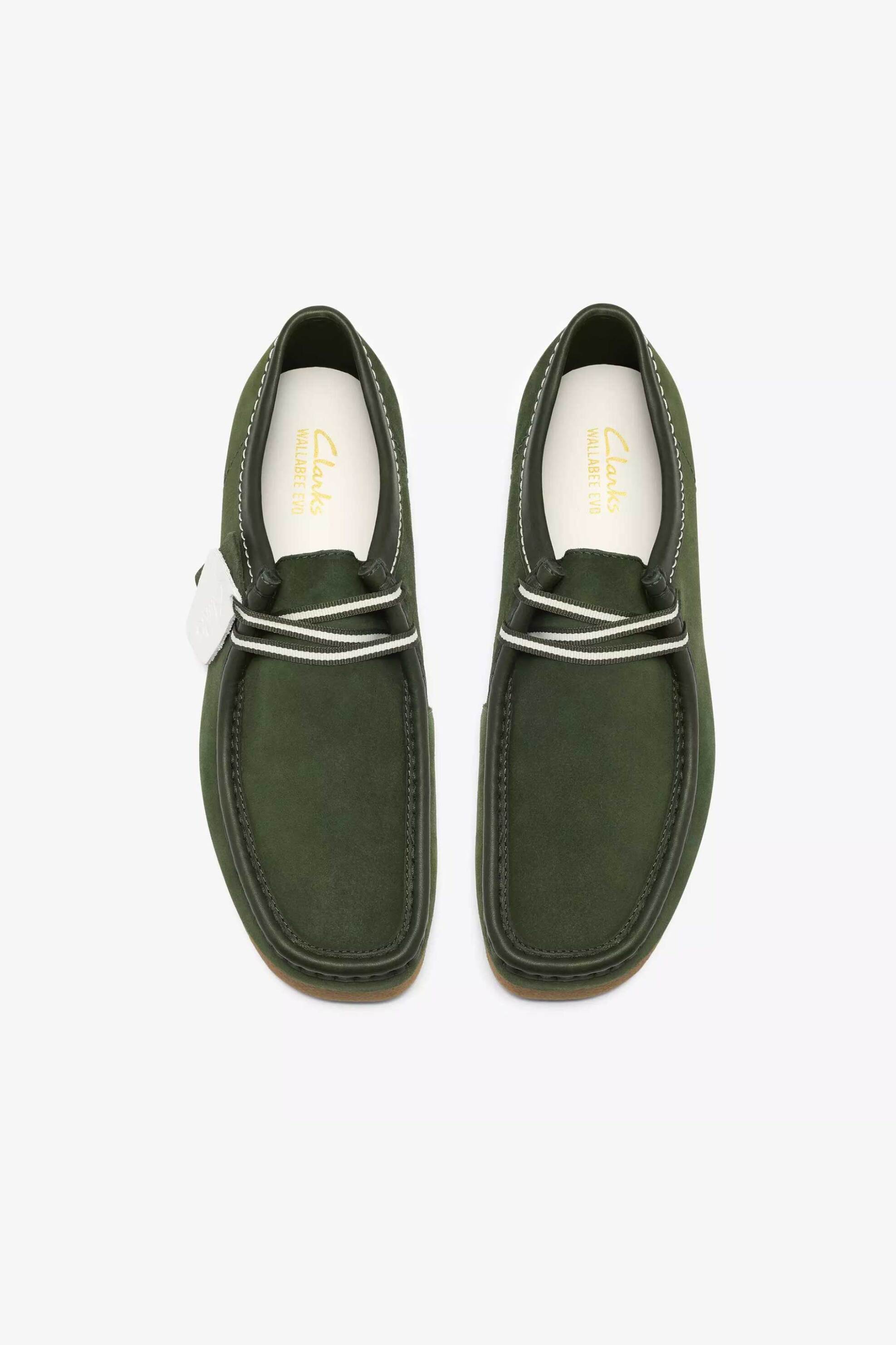 Clarks Ανδρικά Suede Παπούτσια Wallabee Evo - 26186170 Πράσινο