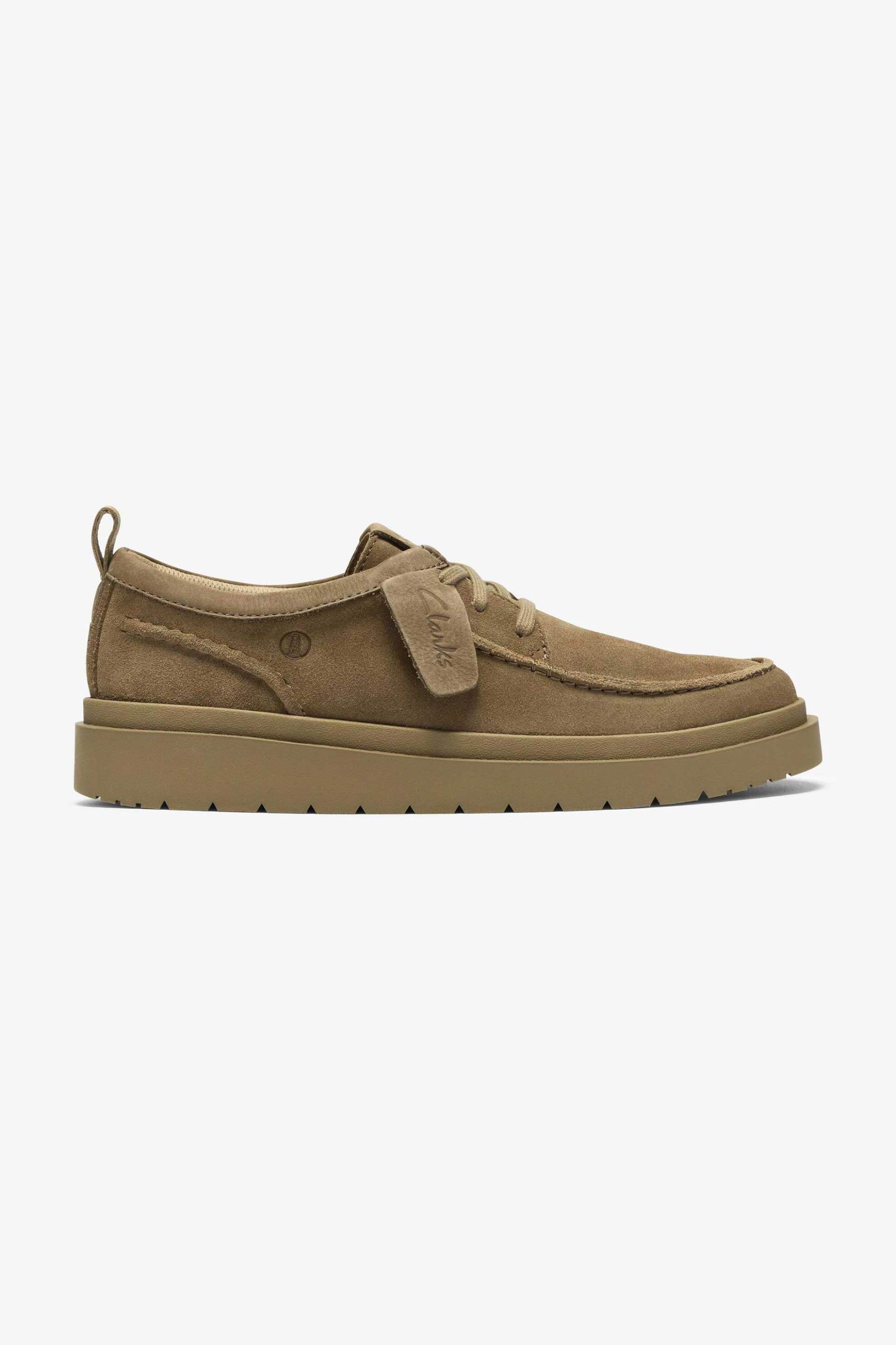 Clarks ανδρικά suede sneakers "Polden Moc" - 26186452 Καμηλό