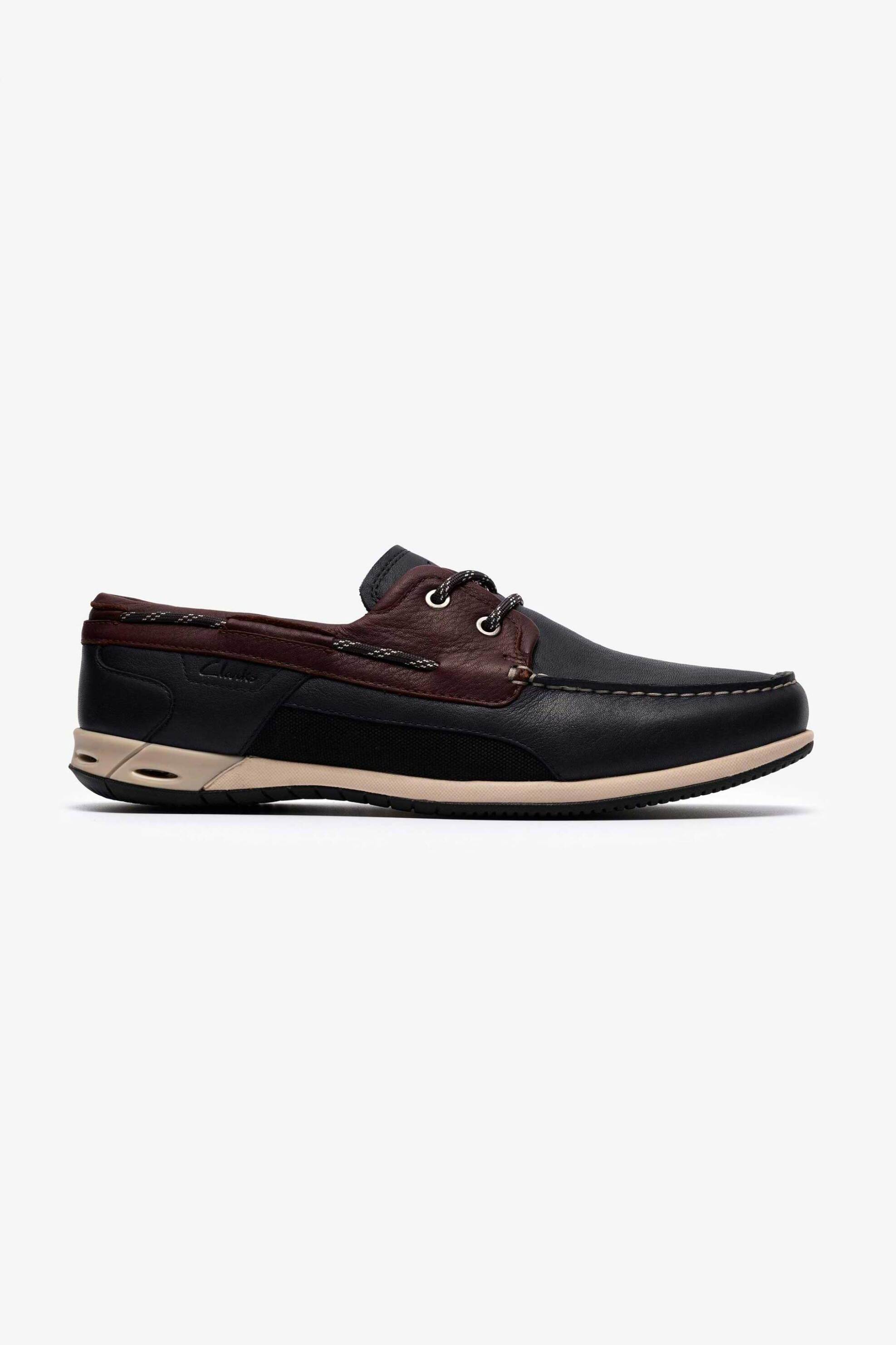 Clarks ανδρικά boat παπούτσια ''Orson Sail'' - 26186198 Μπλε Σκούρο