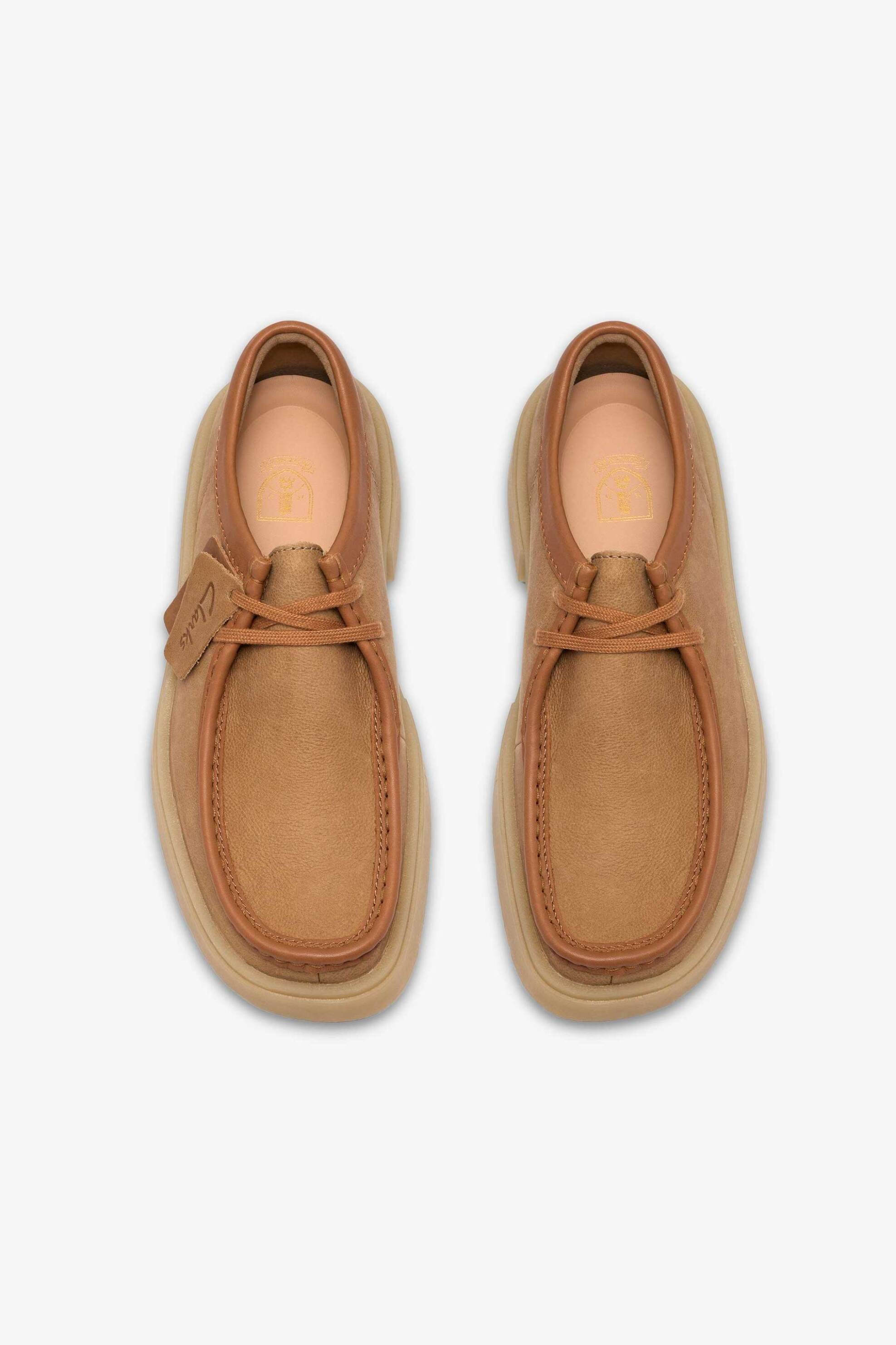 Clarks Ανδρικά Δερμάτινα Παπούτσια Torview - 26187196 Ταμπά