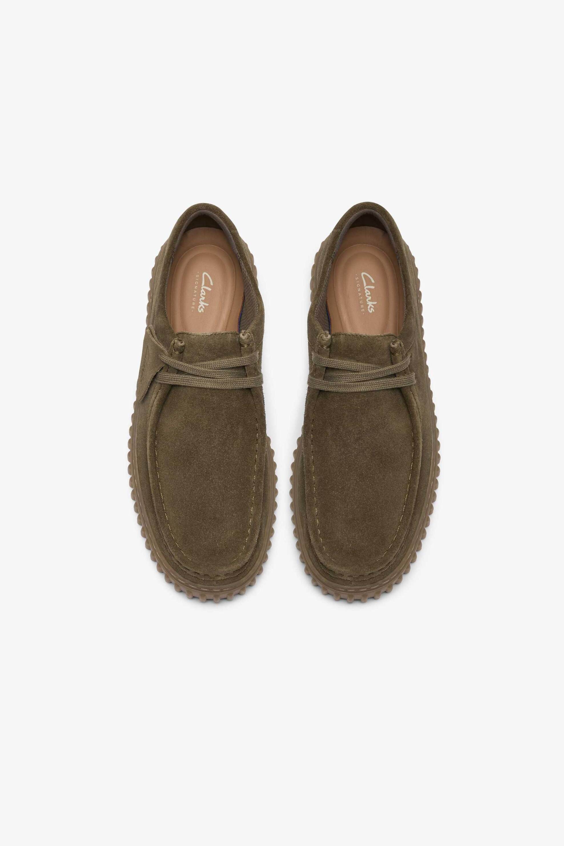 Clarks Ανδρικά Suede Παπούτσια Torhill Lo - 26187378 Λαδί