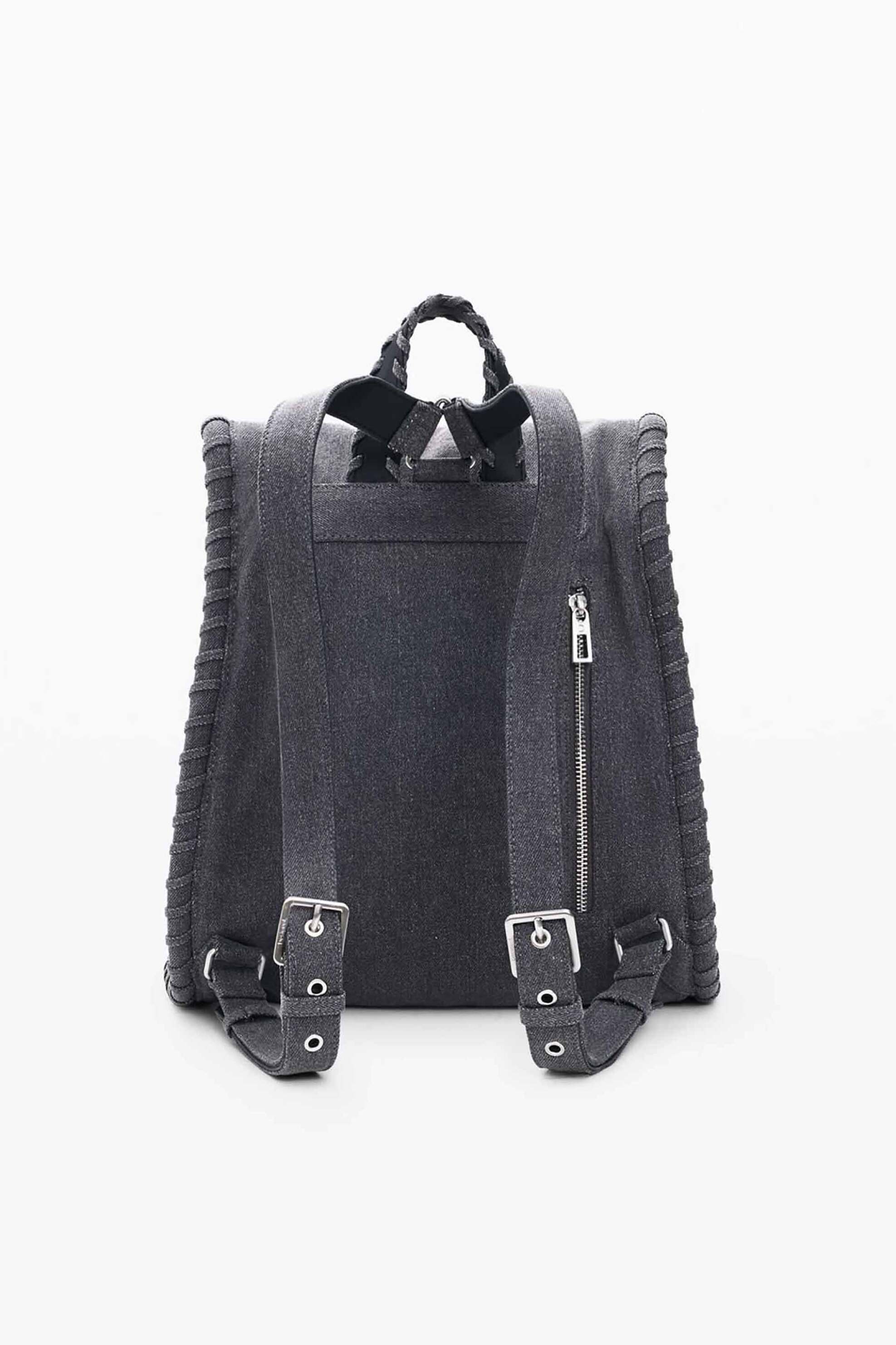 Desigual γυναικείο denim backpack με print 