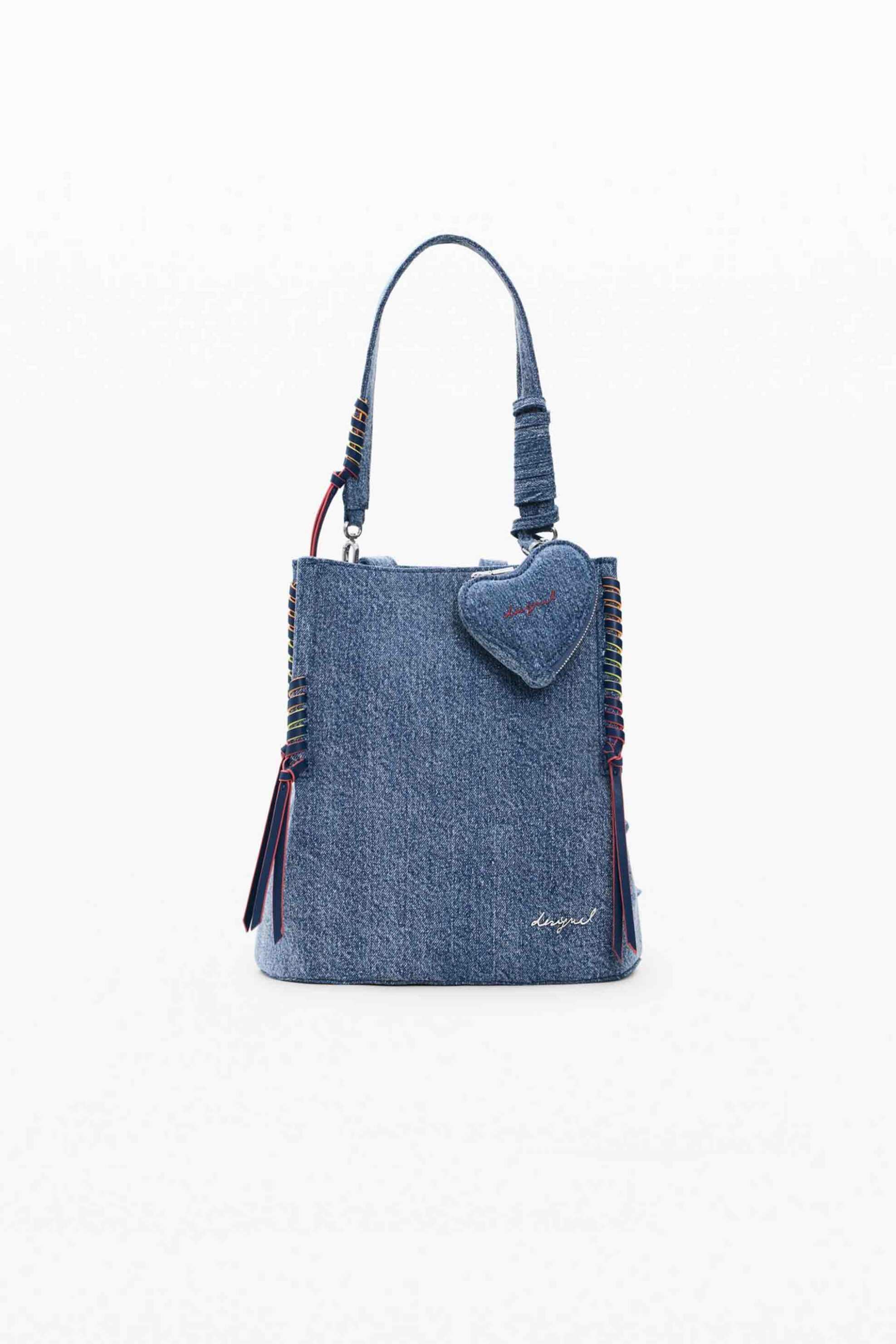 Desigual γυναικείο denim backpack με λογότυπο "Torio" - 26SAKD08 Denim Blue