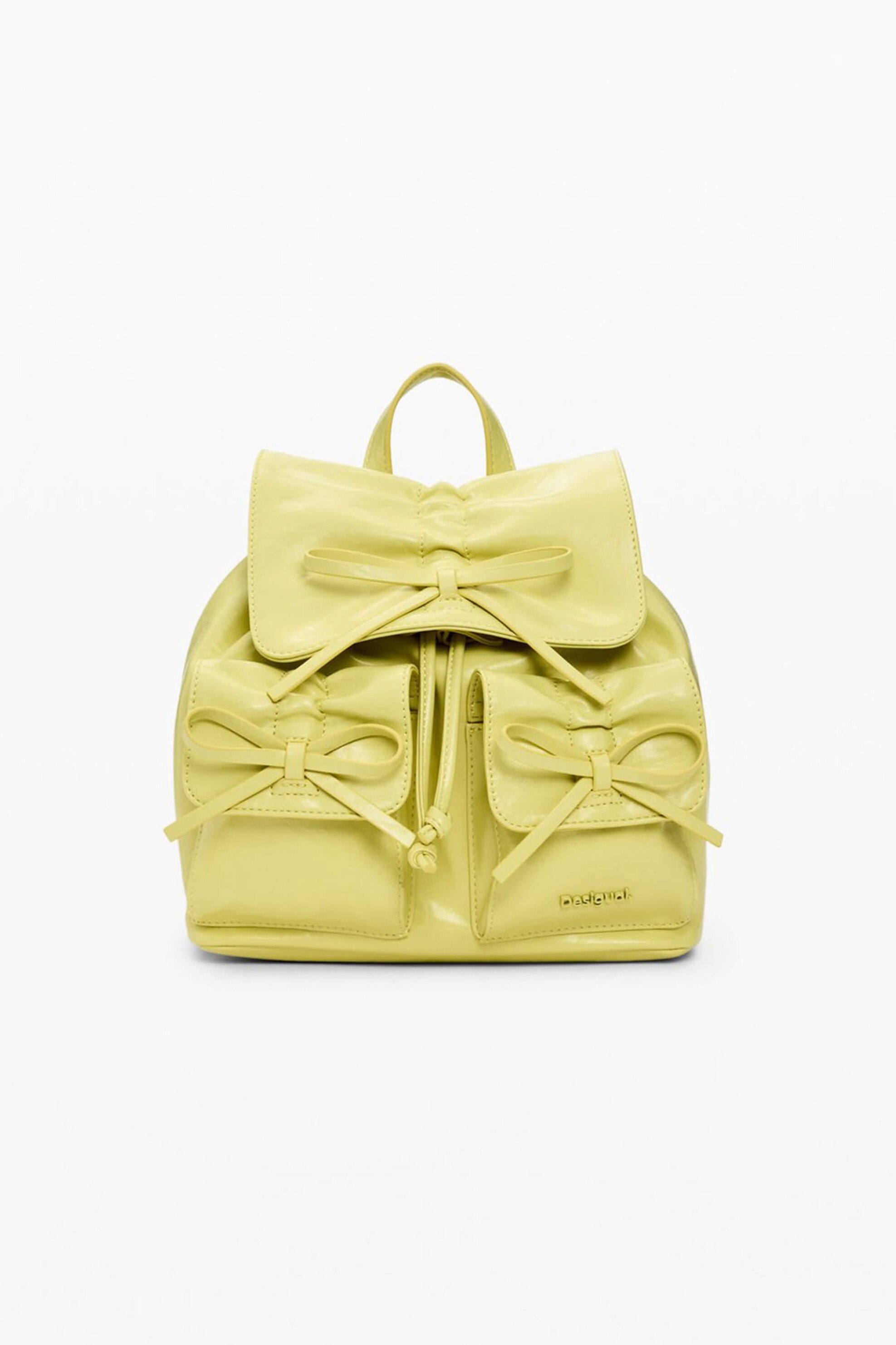 Desigual γυναικείο backpack με φιόγκους "Rodio Prisa" - 26SAKP10 Πράσινο Lime