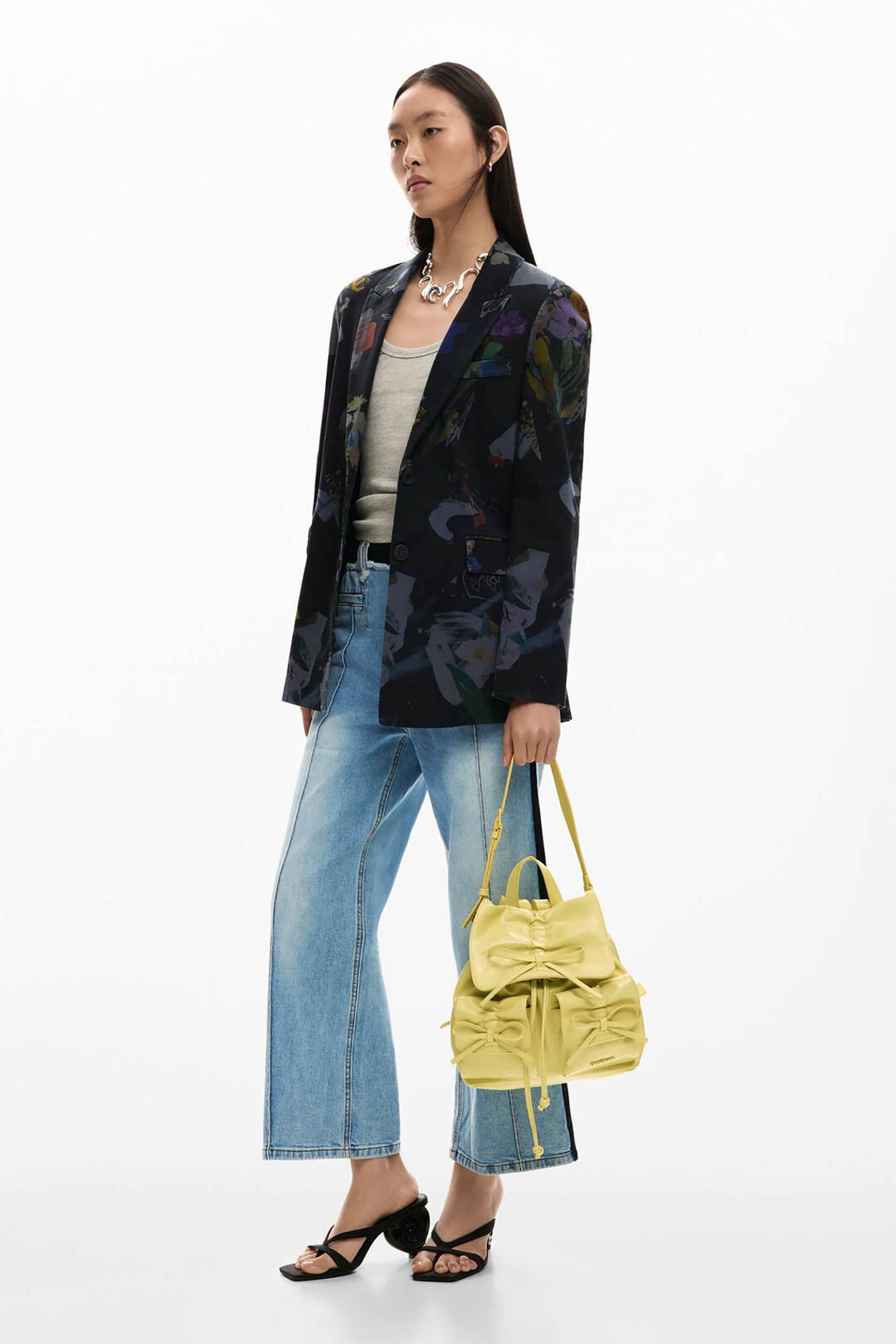 Desigual Γυναικείο Backpack με Φιόγκους Rodio Prisa - 26Sakp10 Πράσινο Lime