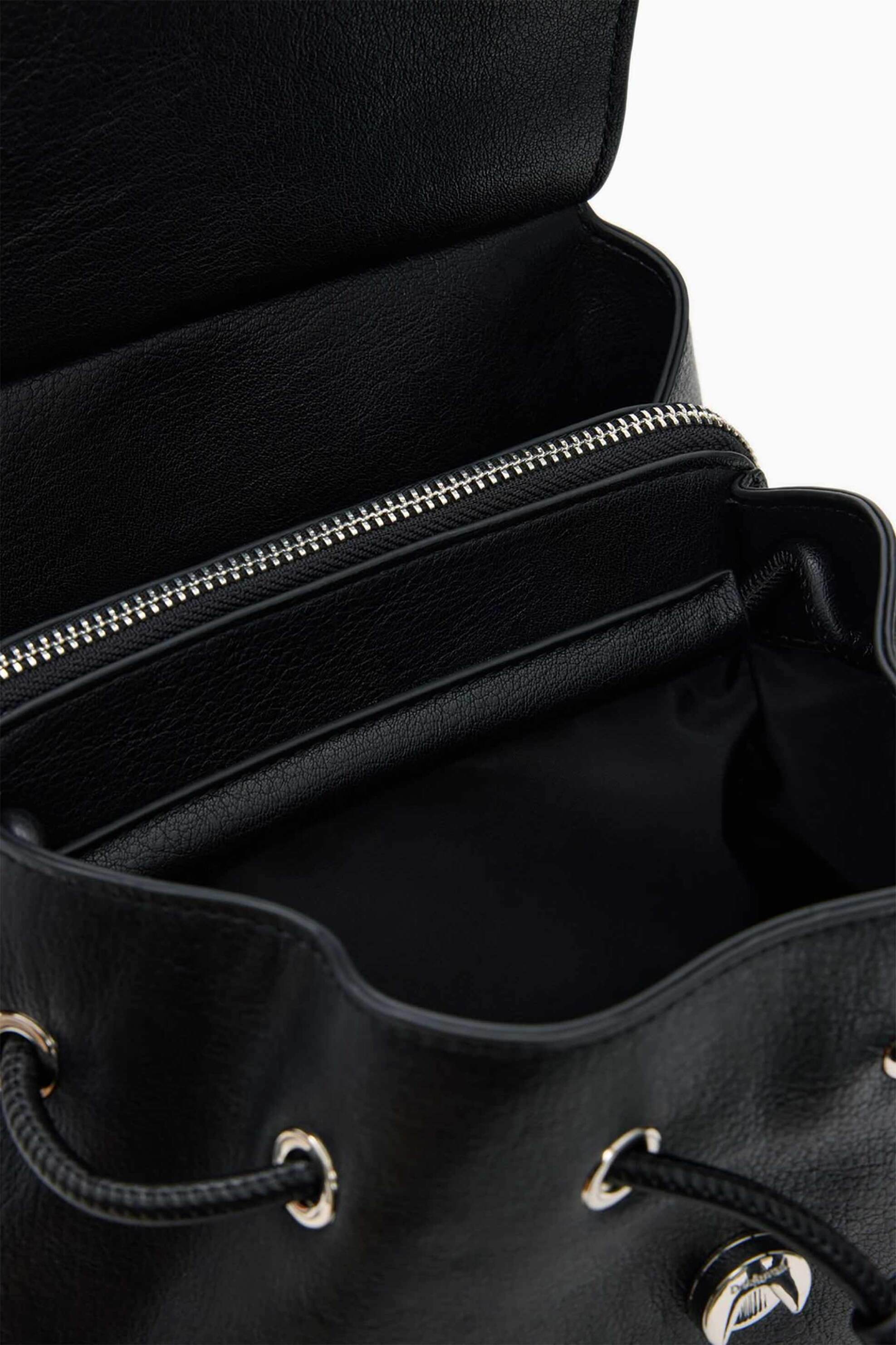 Desigual Γυναικείο Backpack με Λογότυπο Luena - 26Sakp19 Μαύρο