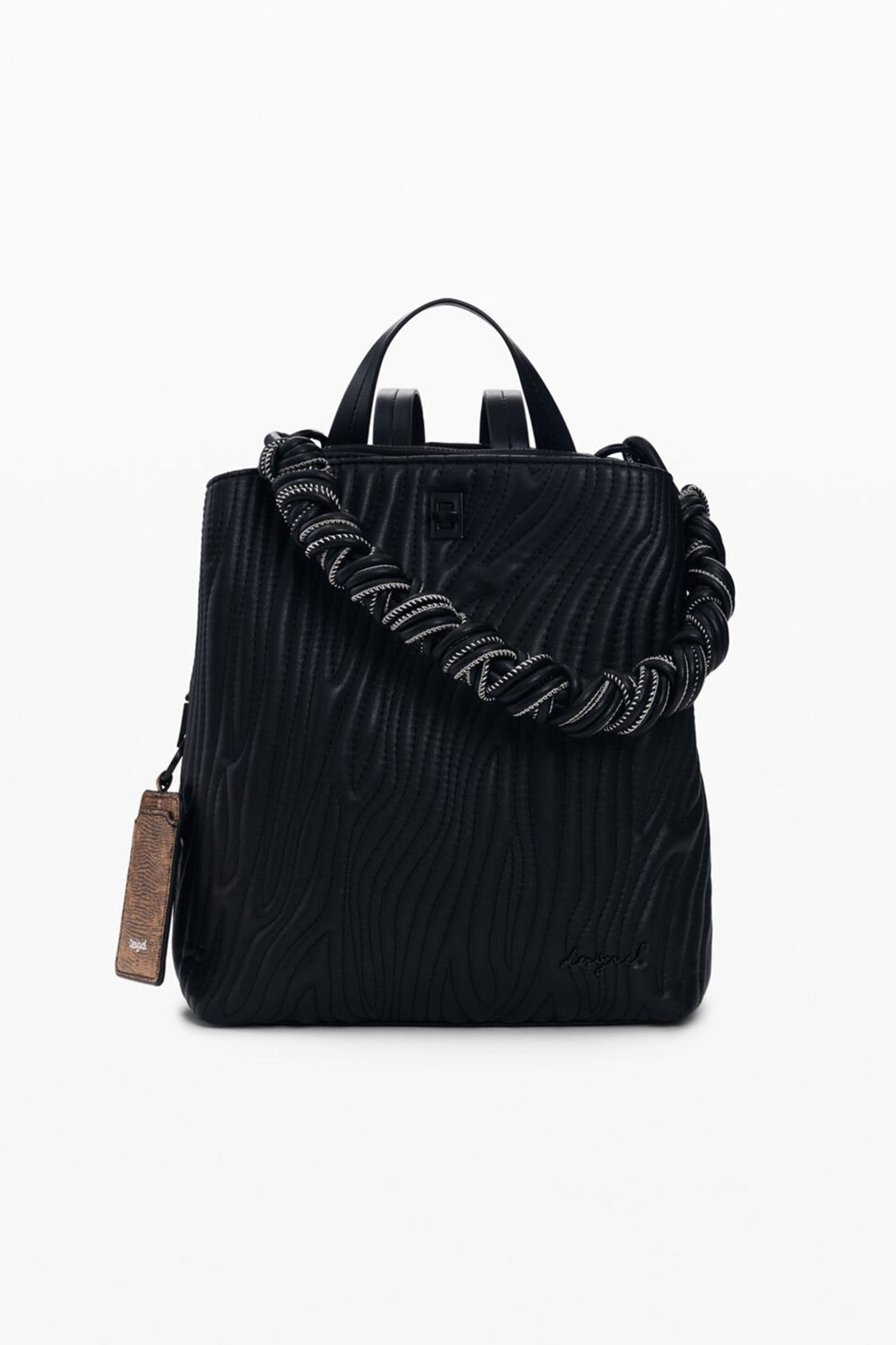 Desigual γυναικείο backpack με κεντητές λεπτομέρειες "Helium" - 26SAKP42 Μαύρο