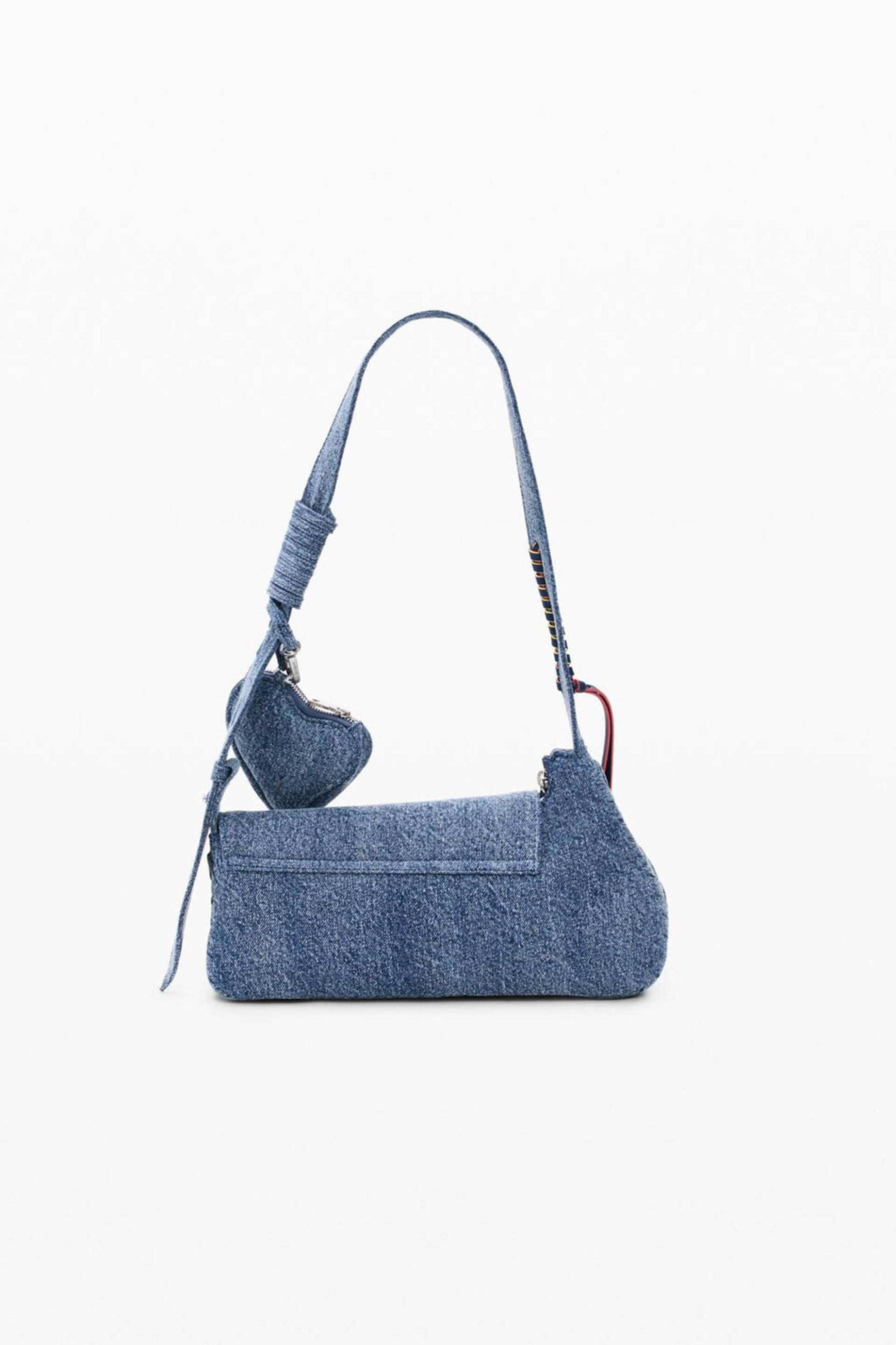 Desigual γυναικεία τσάντα ώμου denim 