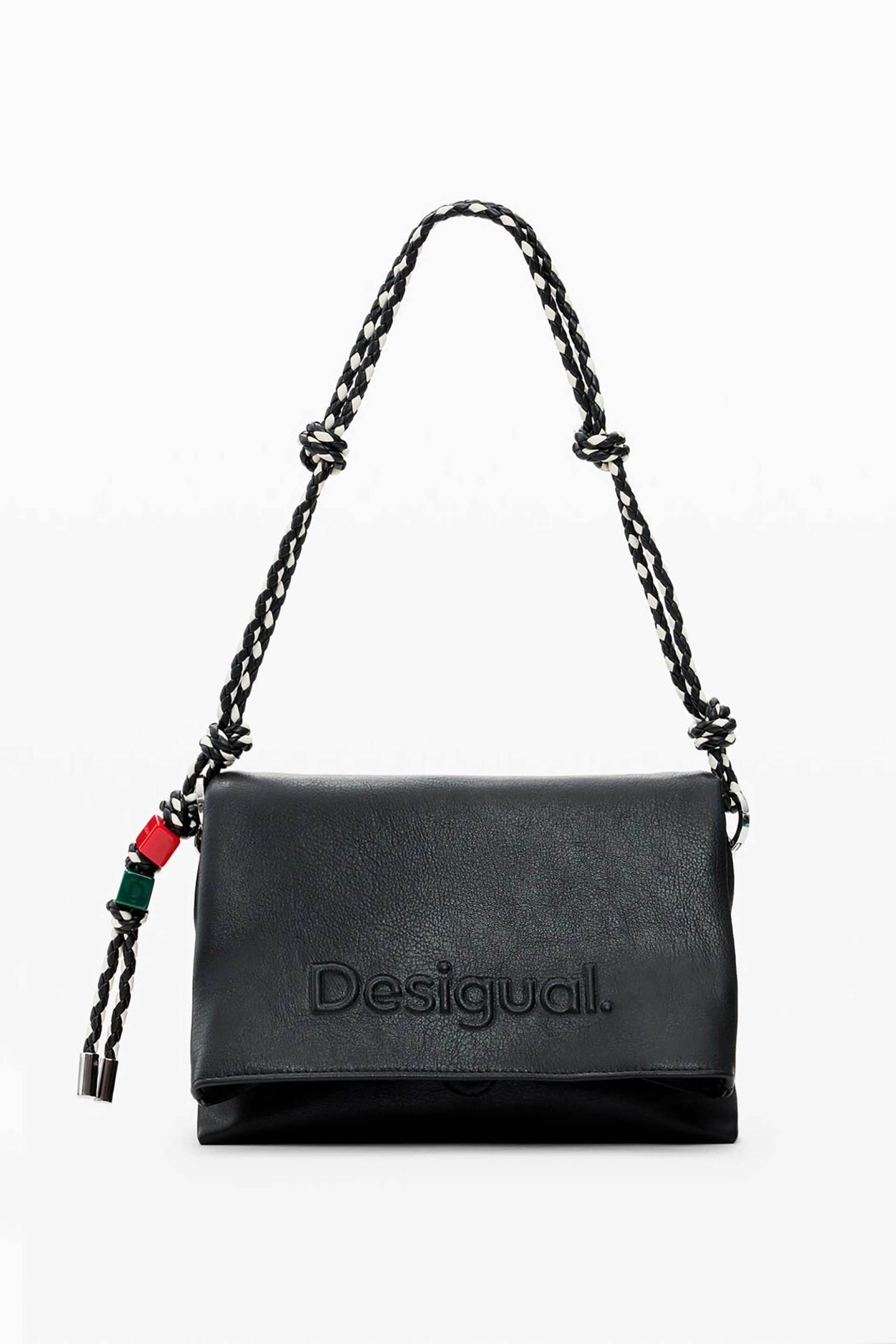 Desigual γυναικεία τσάντα ώμου με εφέ δέρματος "Venecia" - 26SAXP61 Μαύρο