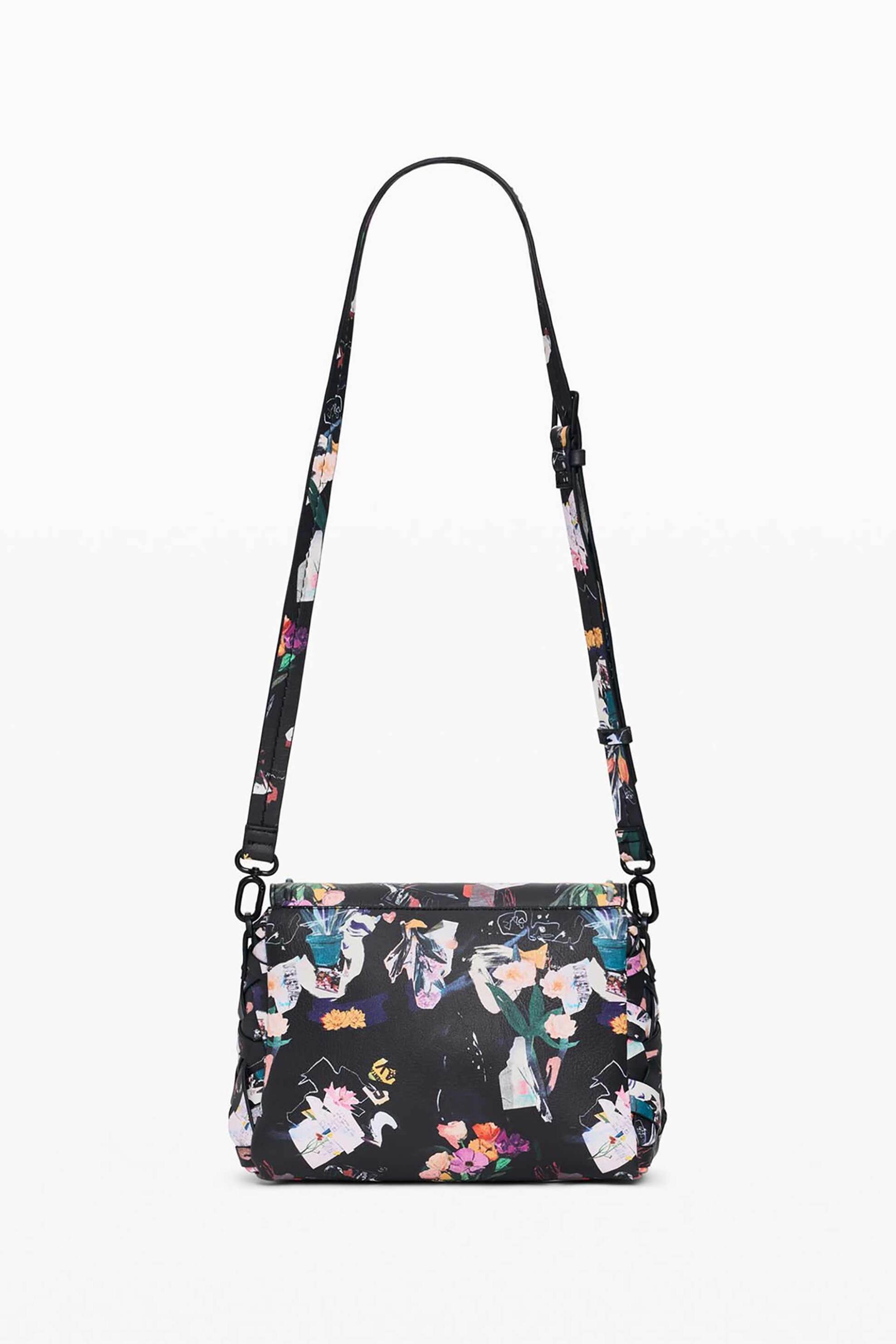 Desigual γυναικεία τσάντα crossbody με all-over print 