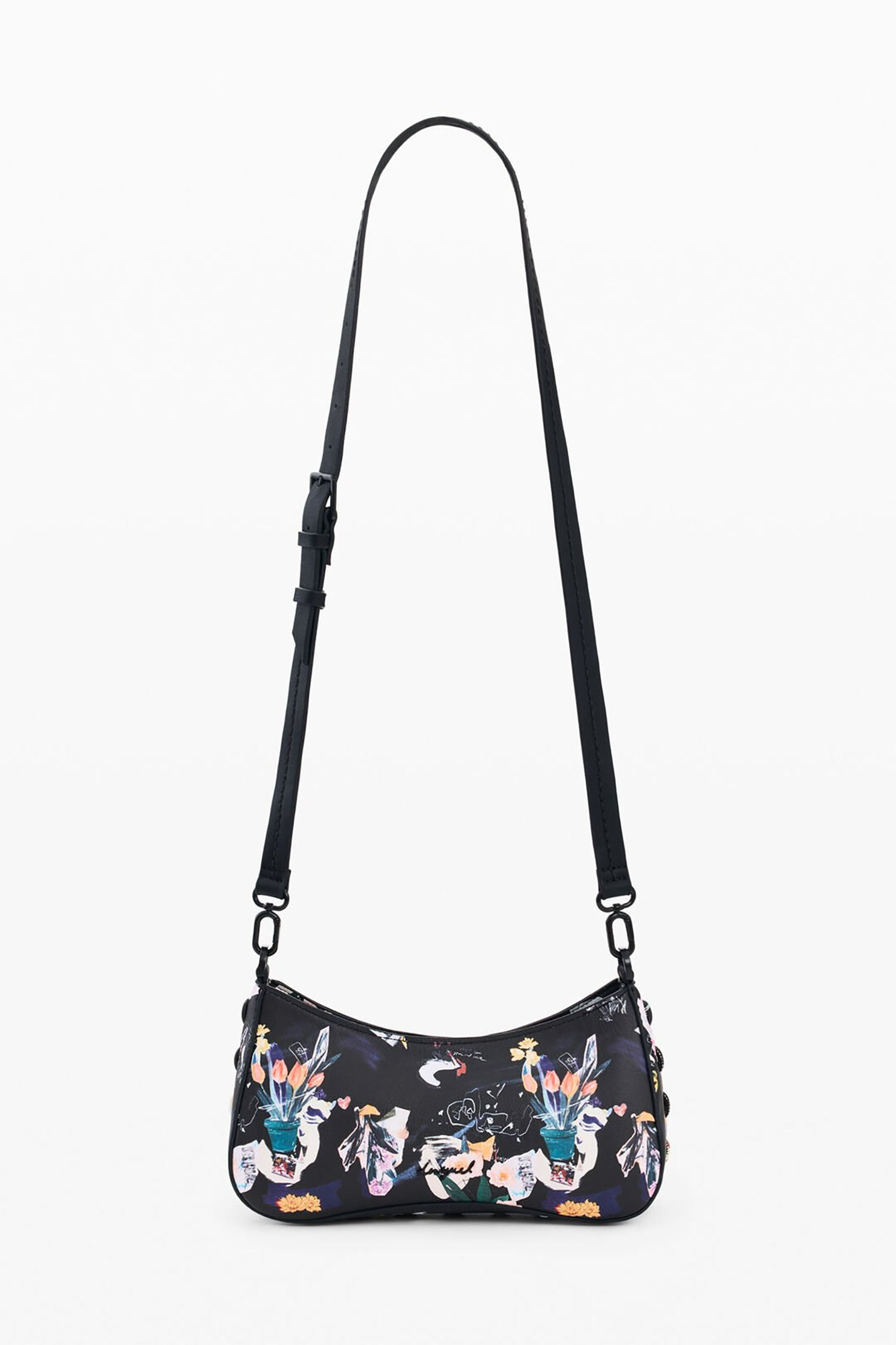 Desigual γυναικεία τσάντα ώμου με all-over print 