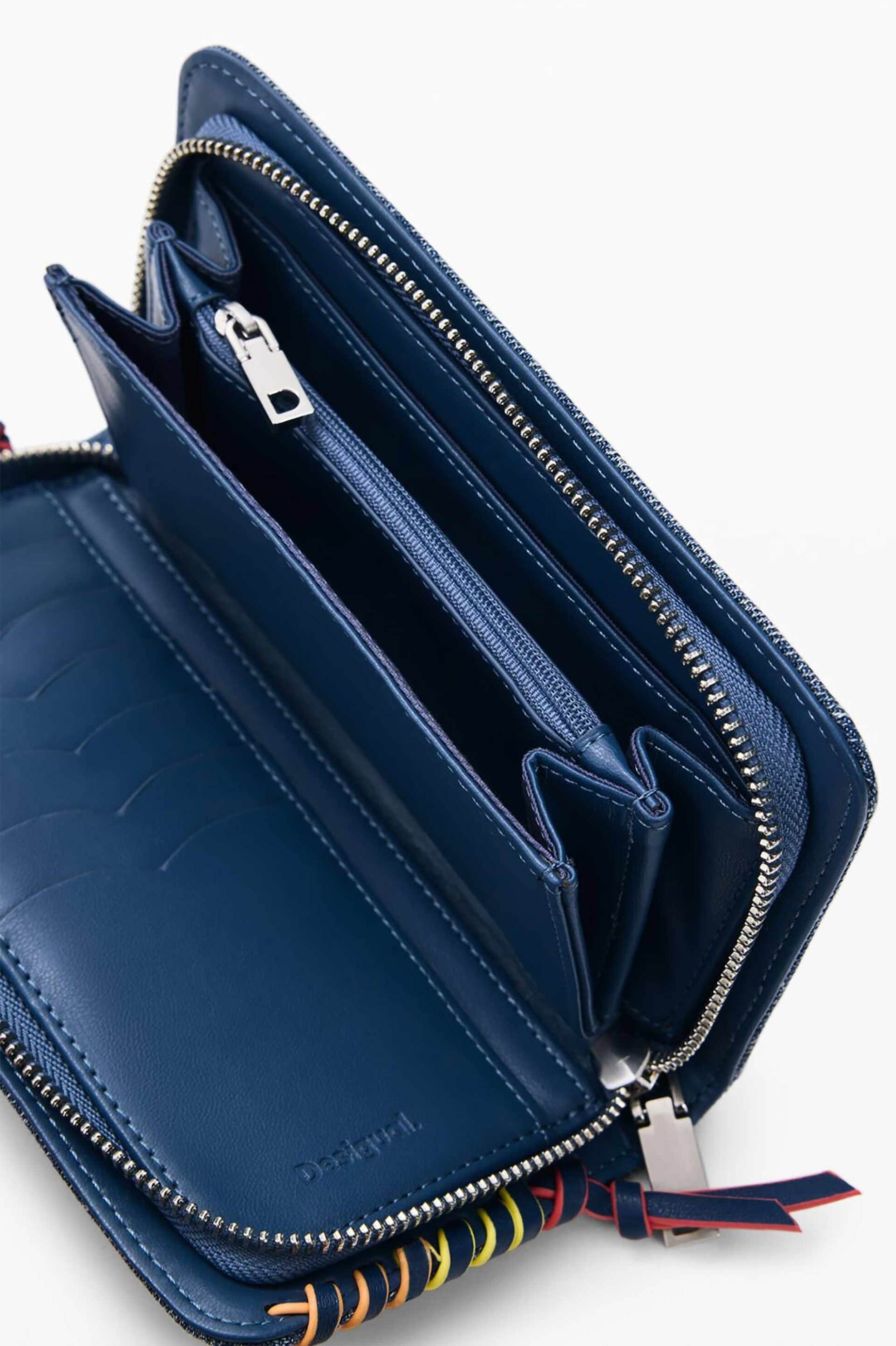 Desigual Γυναικείο Πορτοφόλι Denim Torio - 26Sayd05 Blue