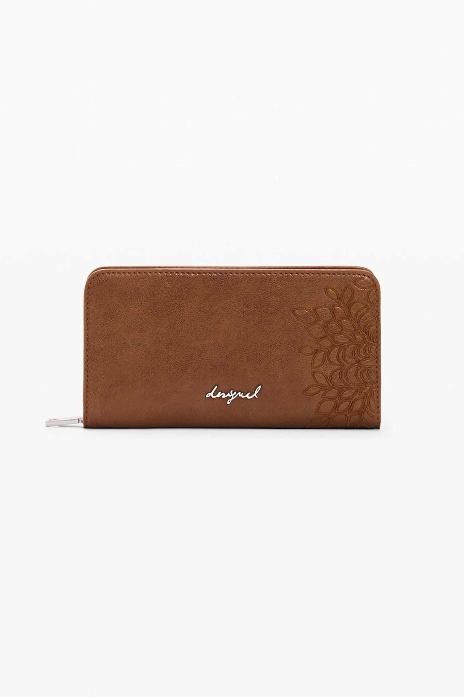 DESIGUAL Desigual γυναικείο πορτοφόλι με κεντητό σχέδιο 