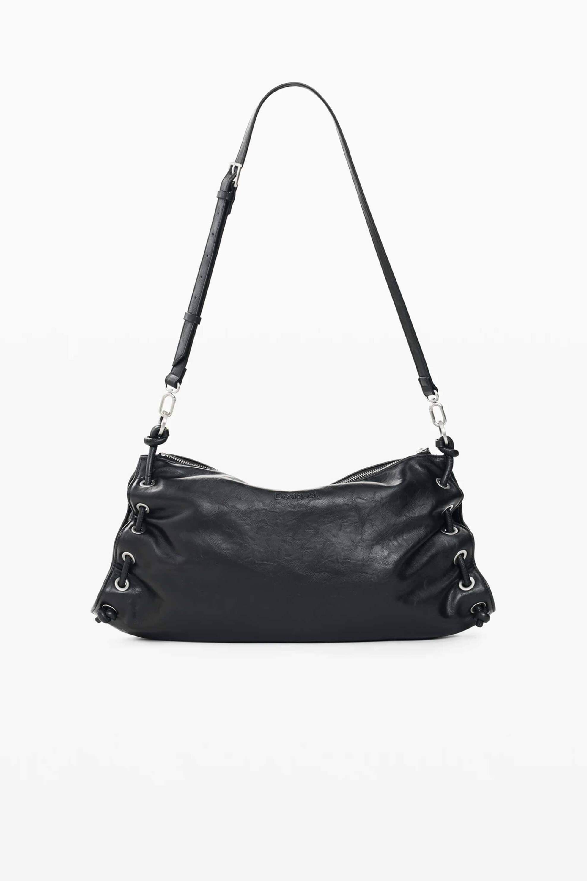 DESIGUAL Desigual γυναικεία τσάντα ώμου/crossbody "Alisio" (Medium) - 26WAXP23 Μαύρο - 3
