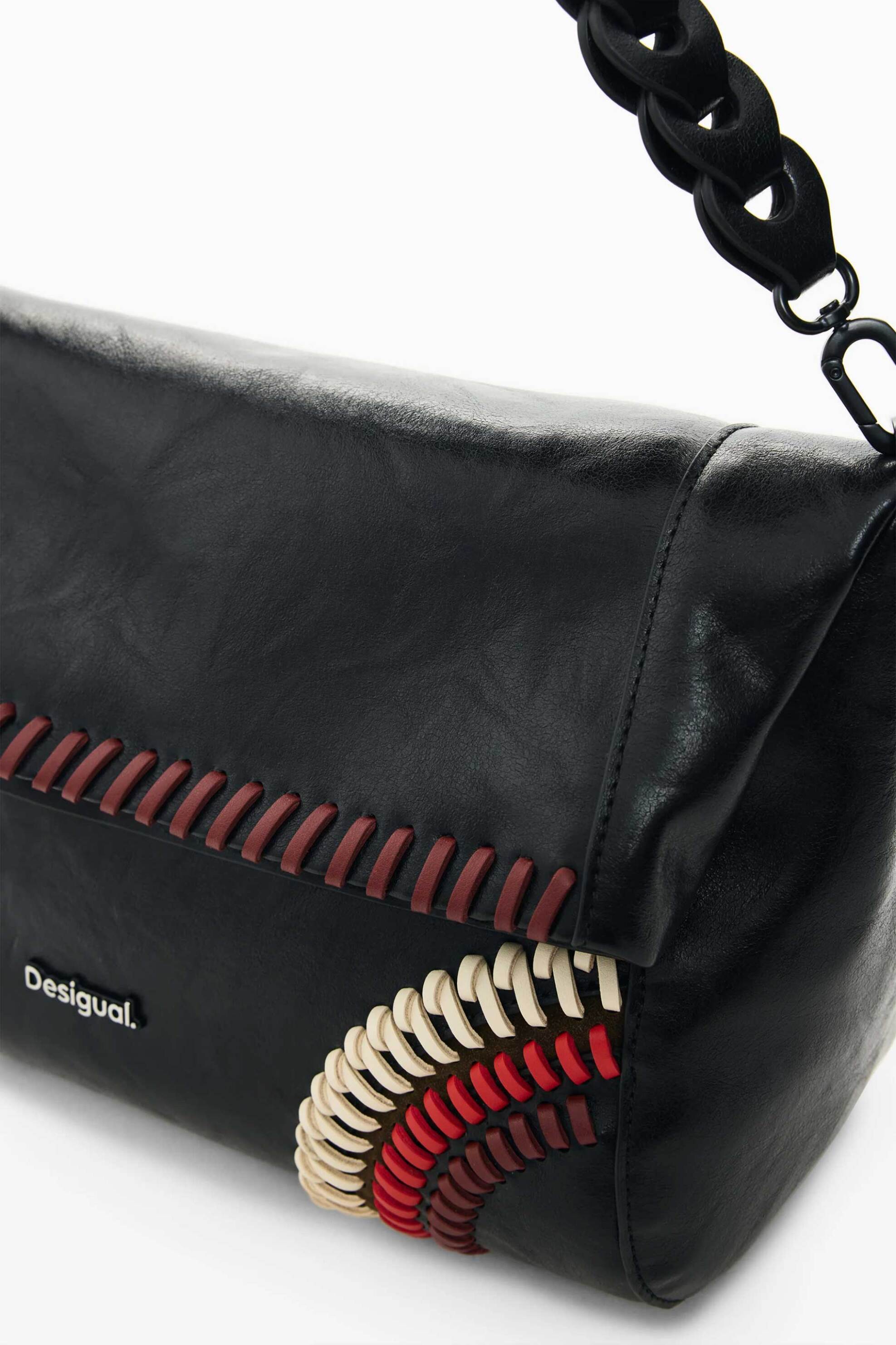 DESIGUAL Desigual γυναικεία τσάντα ώμου "Sonique" (Medium) - 26WAXP96 Μαύρο - 4