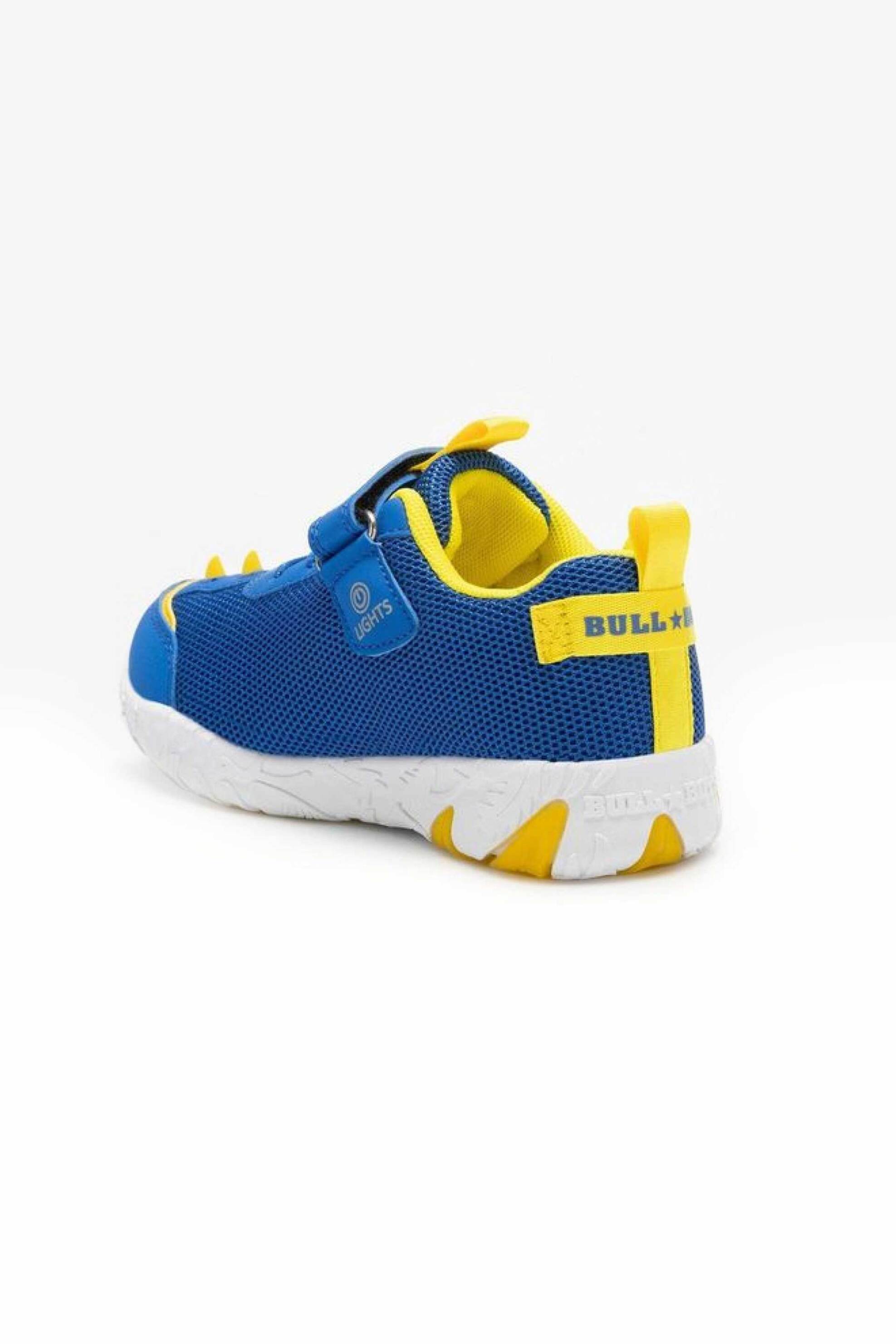 Bull Boys Παιδικά Sneakers με Σχέδιο Triceratopo Και Φωτάκια - Dnal4510 Μπλε