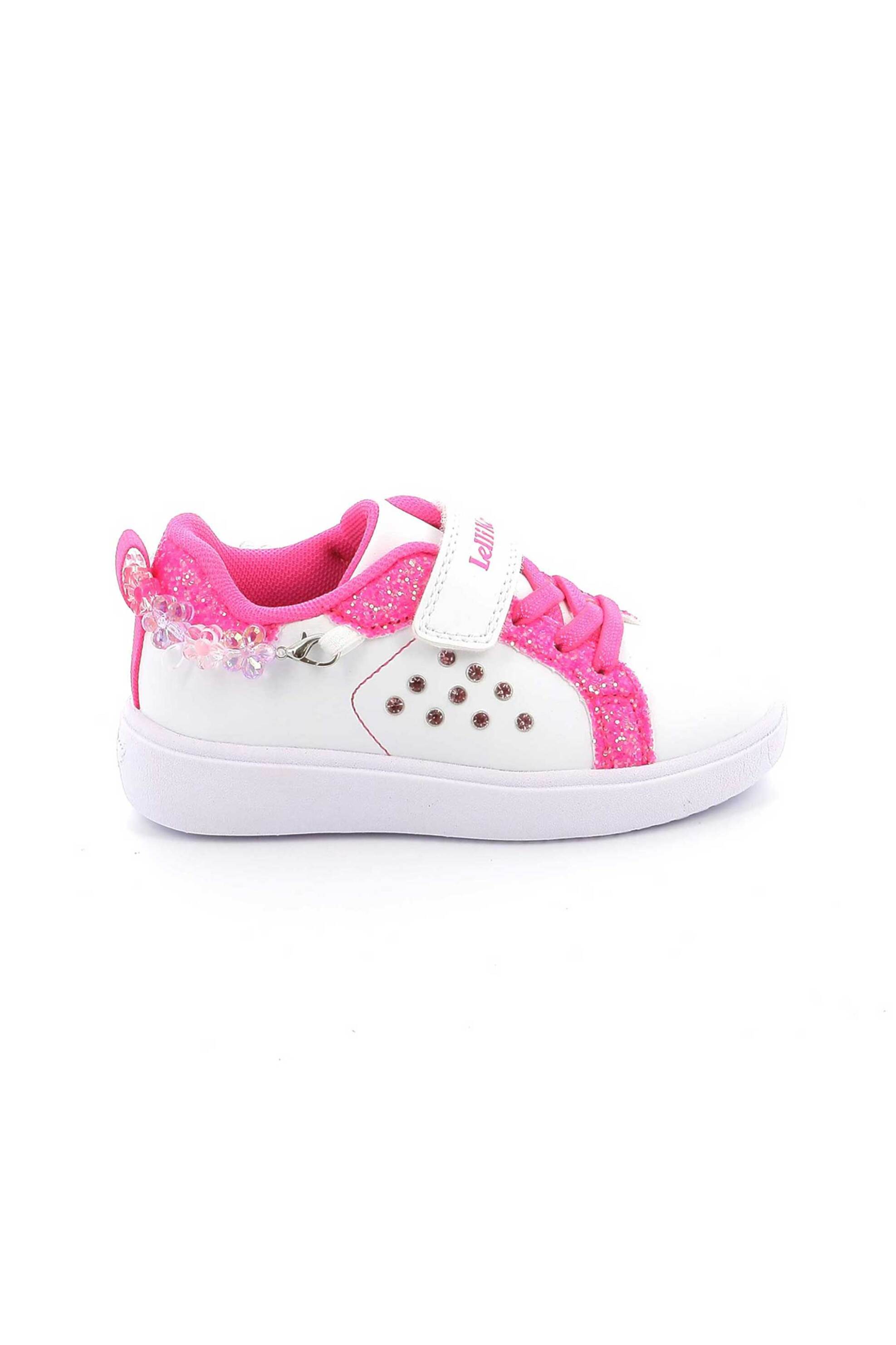 Lelli Kelly παιδικά sneakers με glitter και τρουκς "Gioiello" - LKAA3910 Φούξια