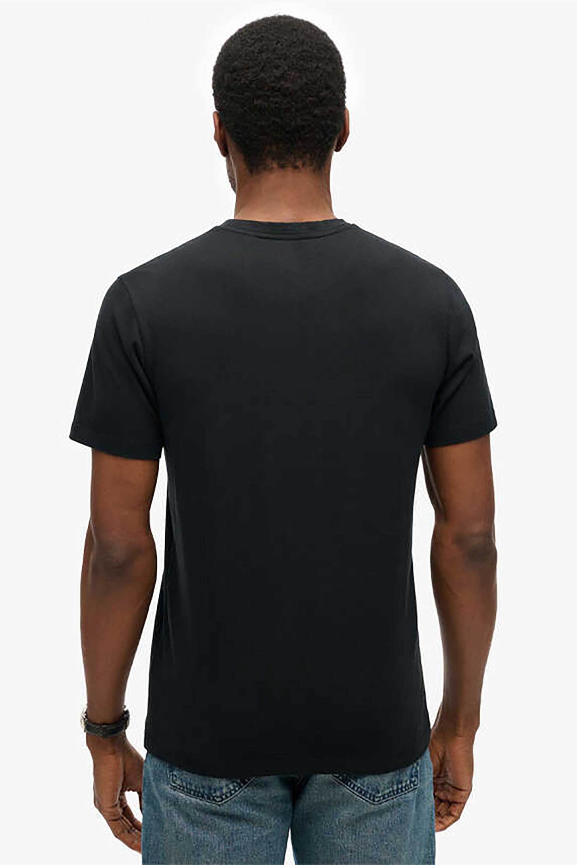 Superdry Ανδρικό T-Shirt Classic Essential - M1012226A Μαύρο