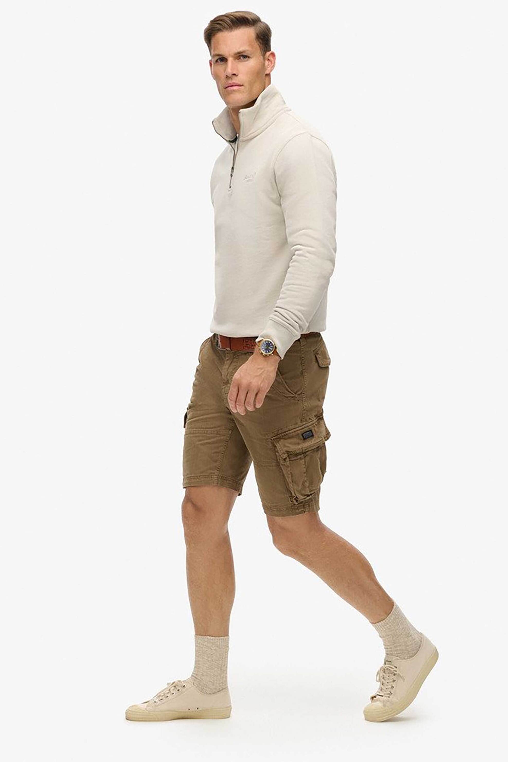 Superdry ανδρική βερμούδα cargo "Core" - M7110433A Καφέ φωτογραφία