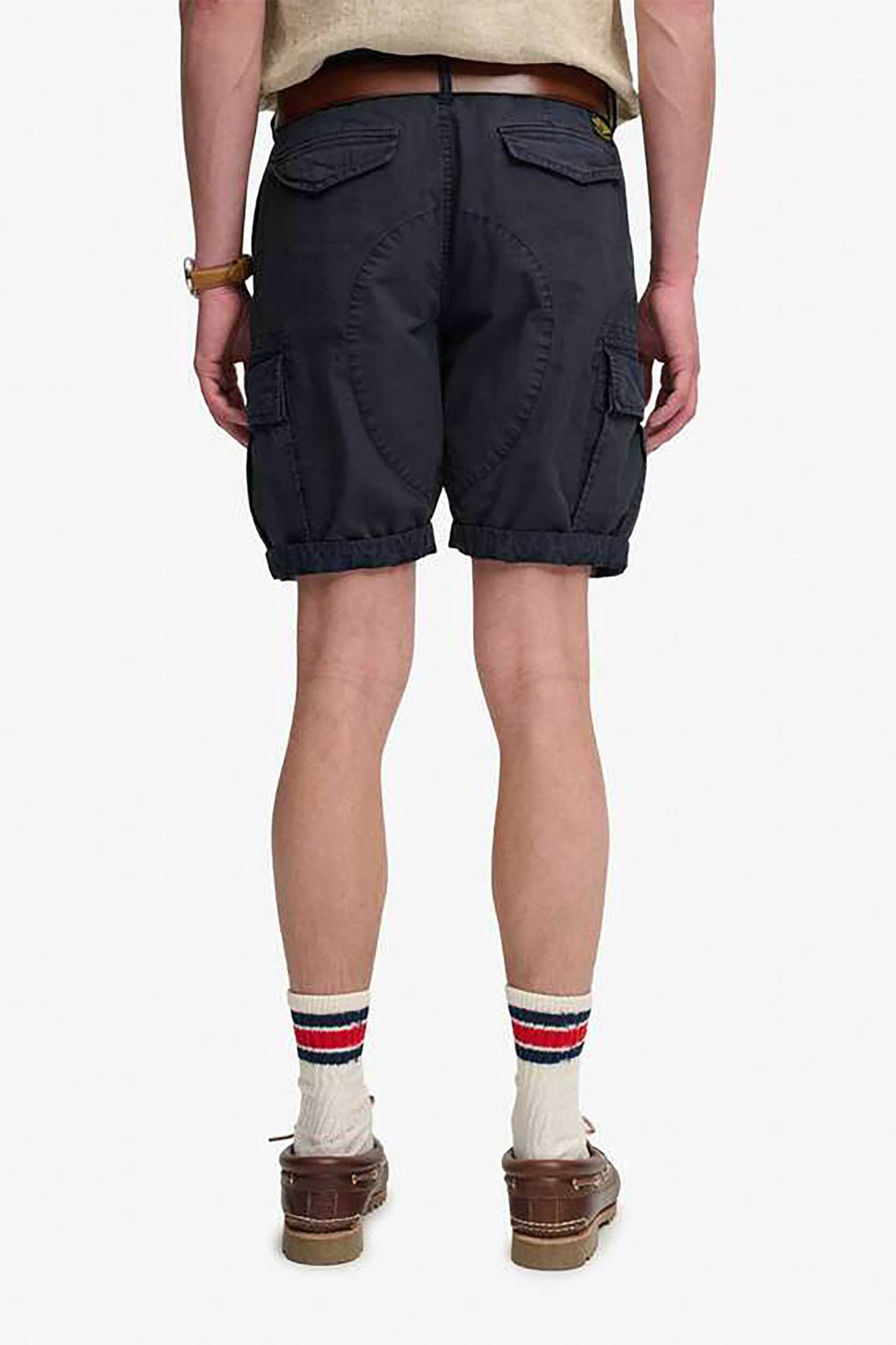Superdry Ανδρική Βερμούδα Cargo Straight Fit Ripstop Light - M7110485A Μπλε Σκούρο
