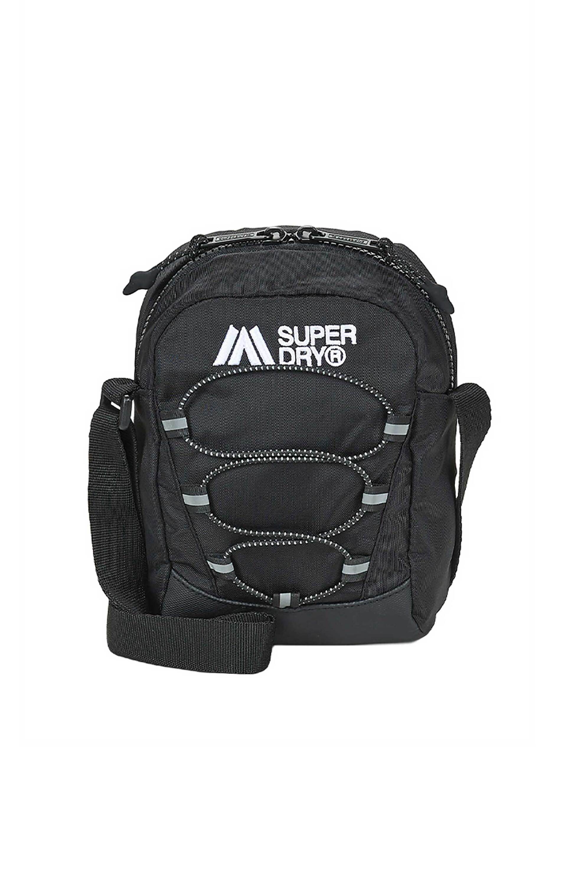 Superdry unisex τσαντάκι crossbody με λογότυπο "Outdoor" - W9110436A Μαύρο