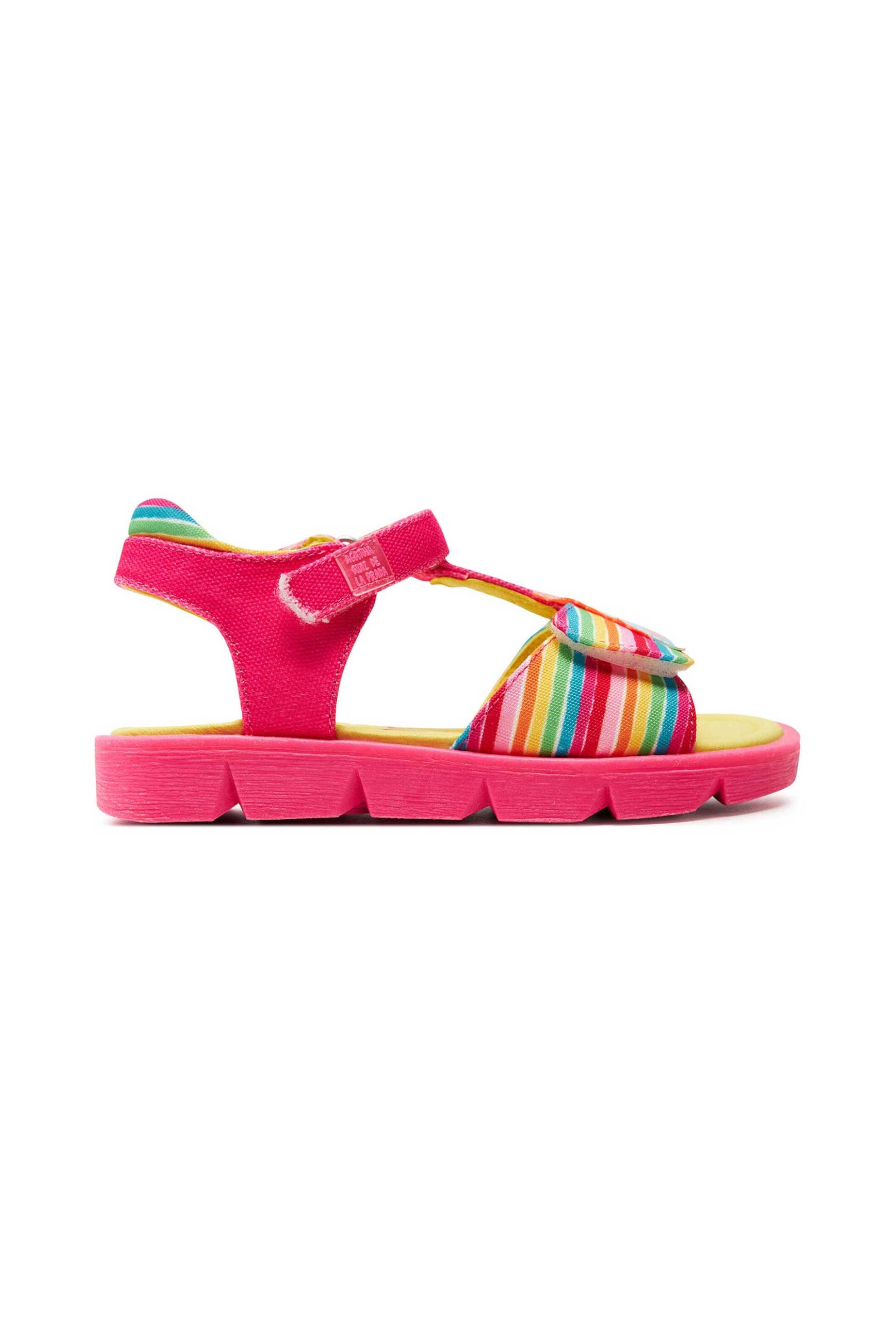 AGATHA RUIZ DE LA PRADA Agatha Ruiz De La Prada παιδικά σανδάλια με πολύχρωμο σχέδιο - 242973 Φούξια