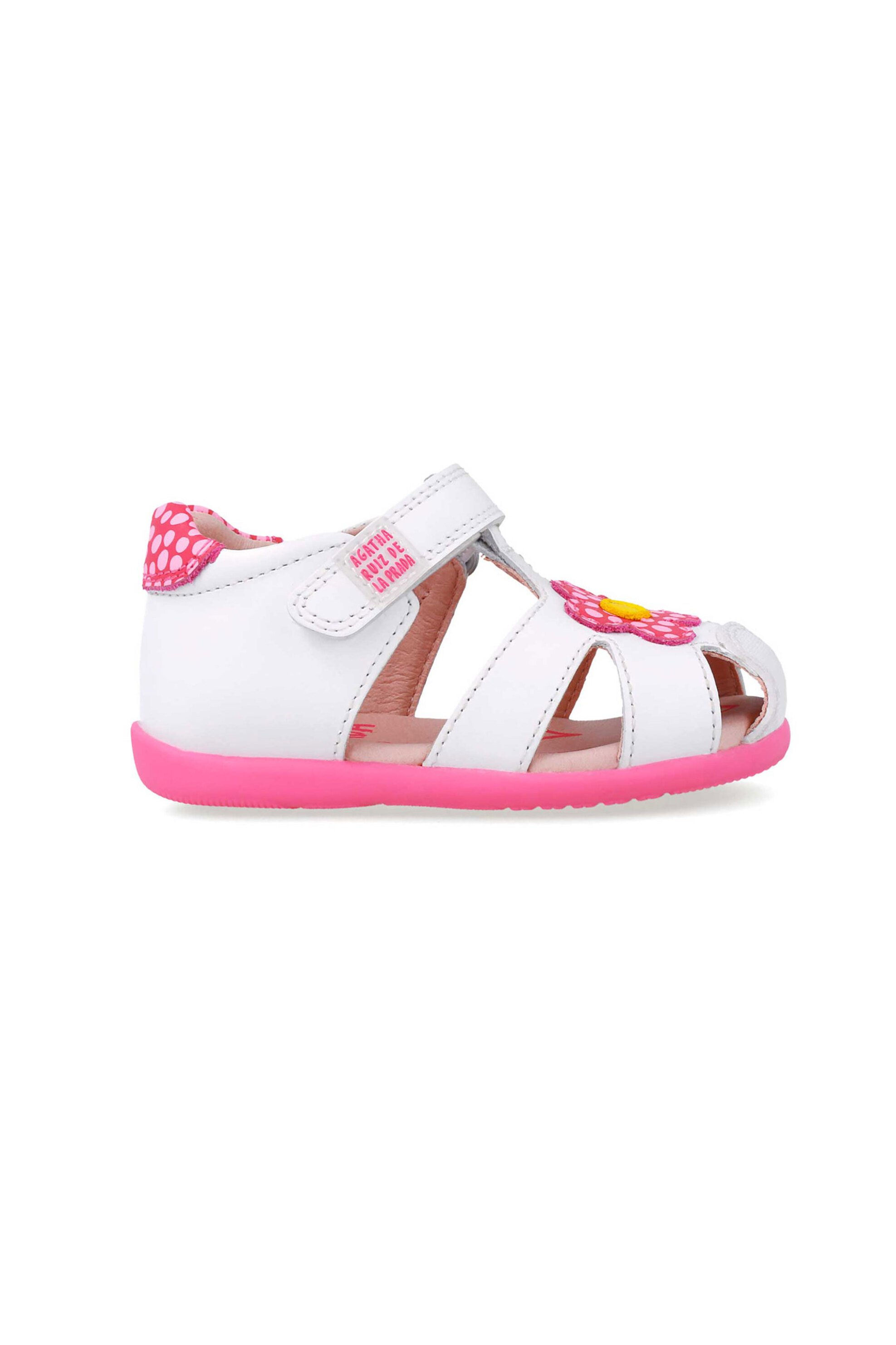 AGATHA RUIZ DE LA PRADA Agatha Ruiz De La Prada βρεφικά δερμάτινα πέδιλα - 252900 Λευκό