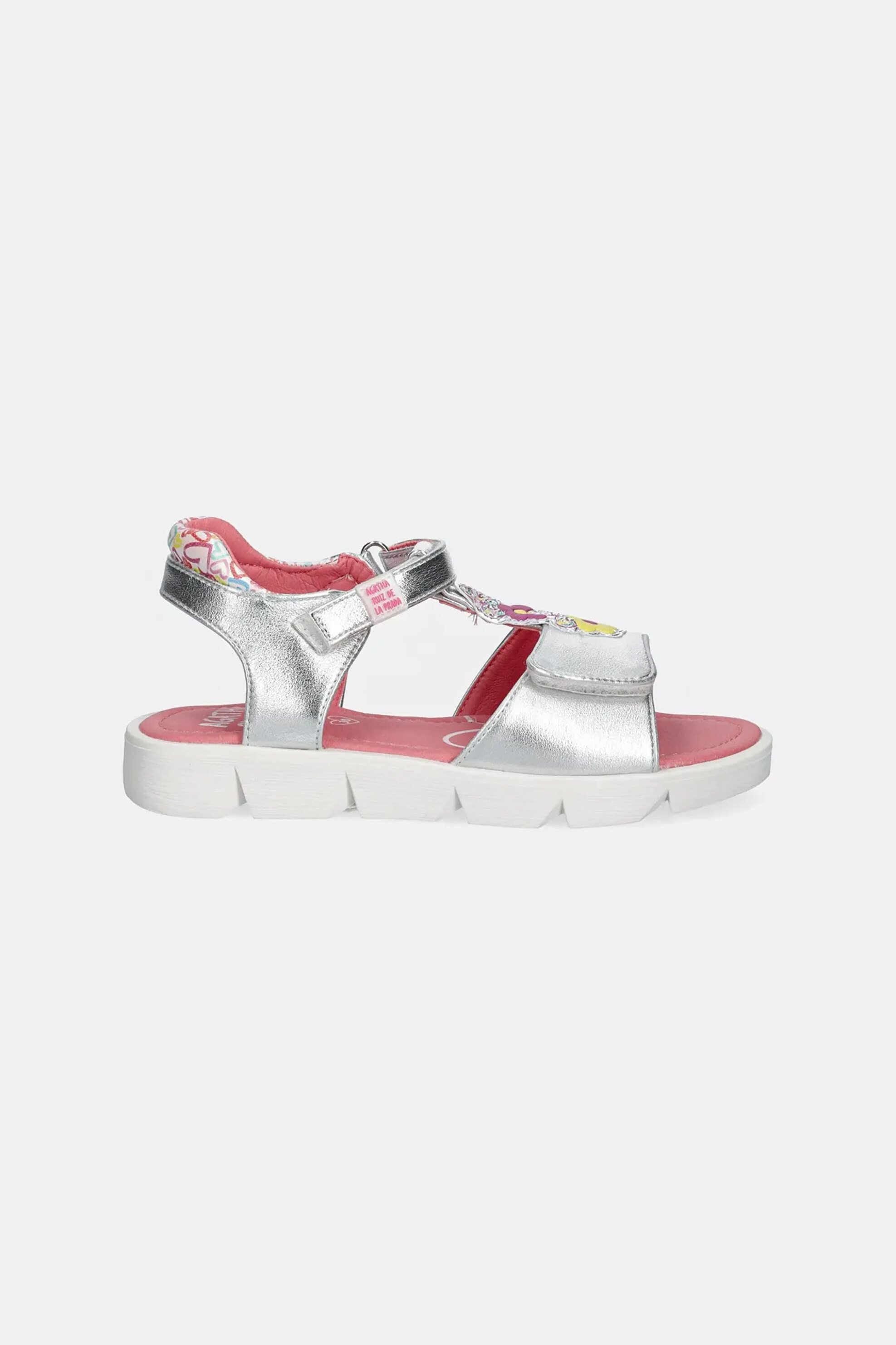 AGATHA RUIZ DE LA PRADA Agatha Ruiz De La Prada παιδικά σανδάλια μεταλλιζέ - 252925 Ασημί