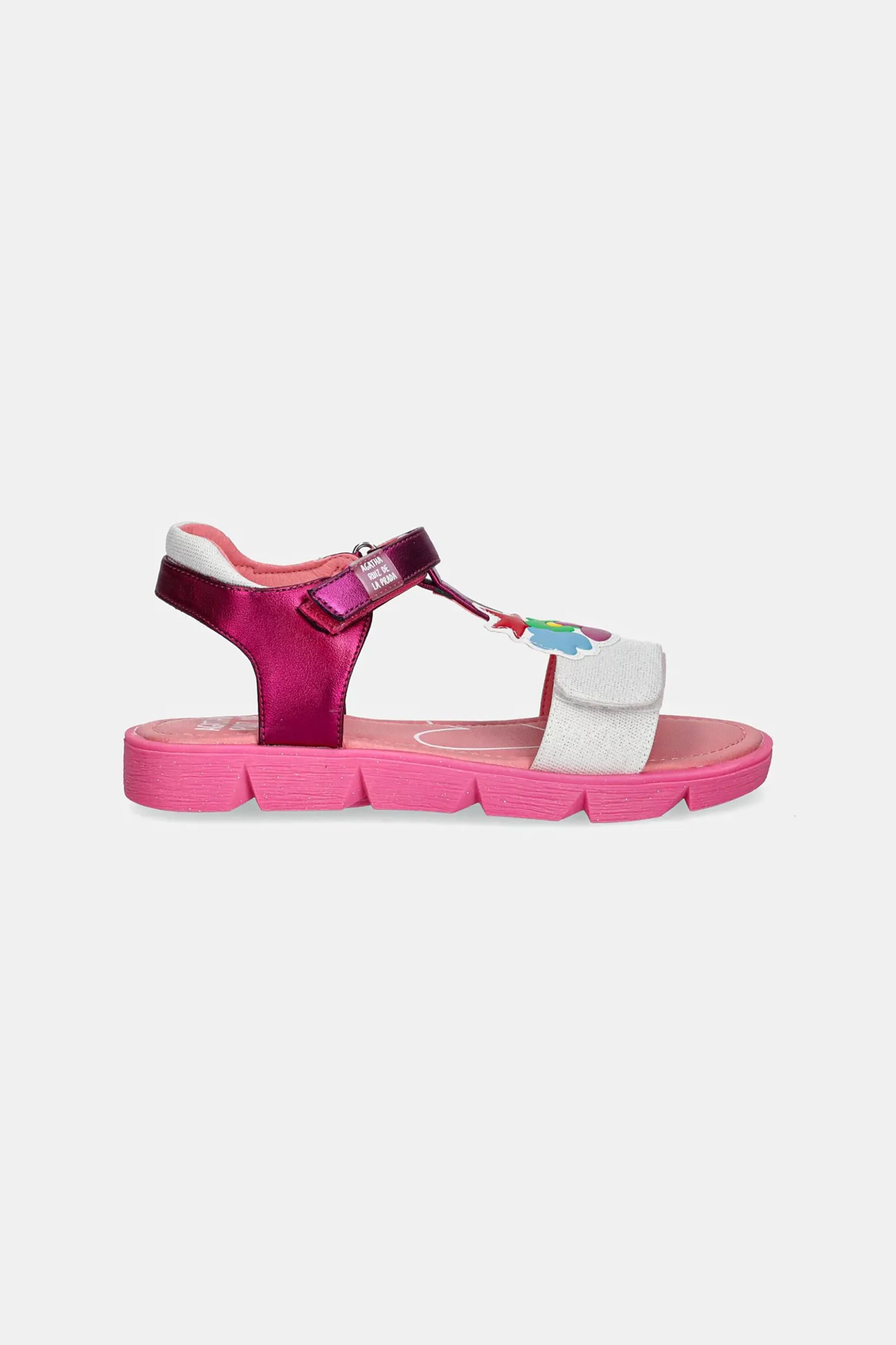 AGATHA RUIZ DE LA PRADA Agatha Ruiz De La Prada παιδικά σανδάλια με hearts print (28-34) - 252971 Ροζ