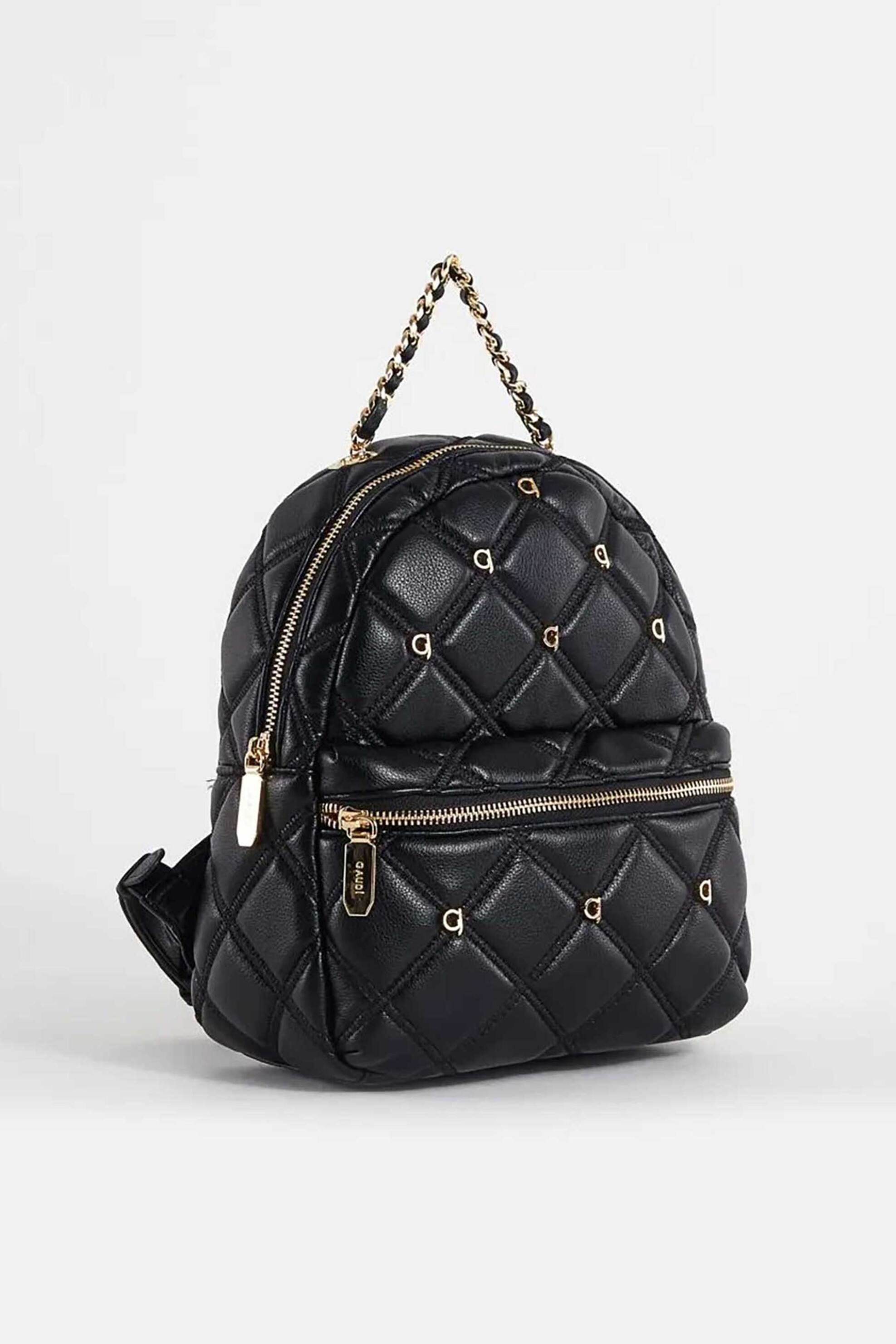 Gaudi γυναικείο backpack faux leather με καπιτονέ σχέδιο - V4AI-11831 Μαύρο φωτογραφία