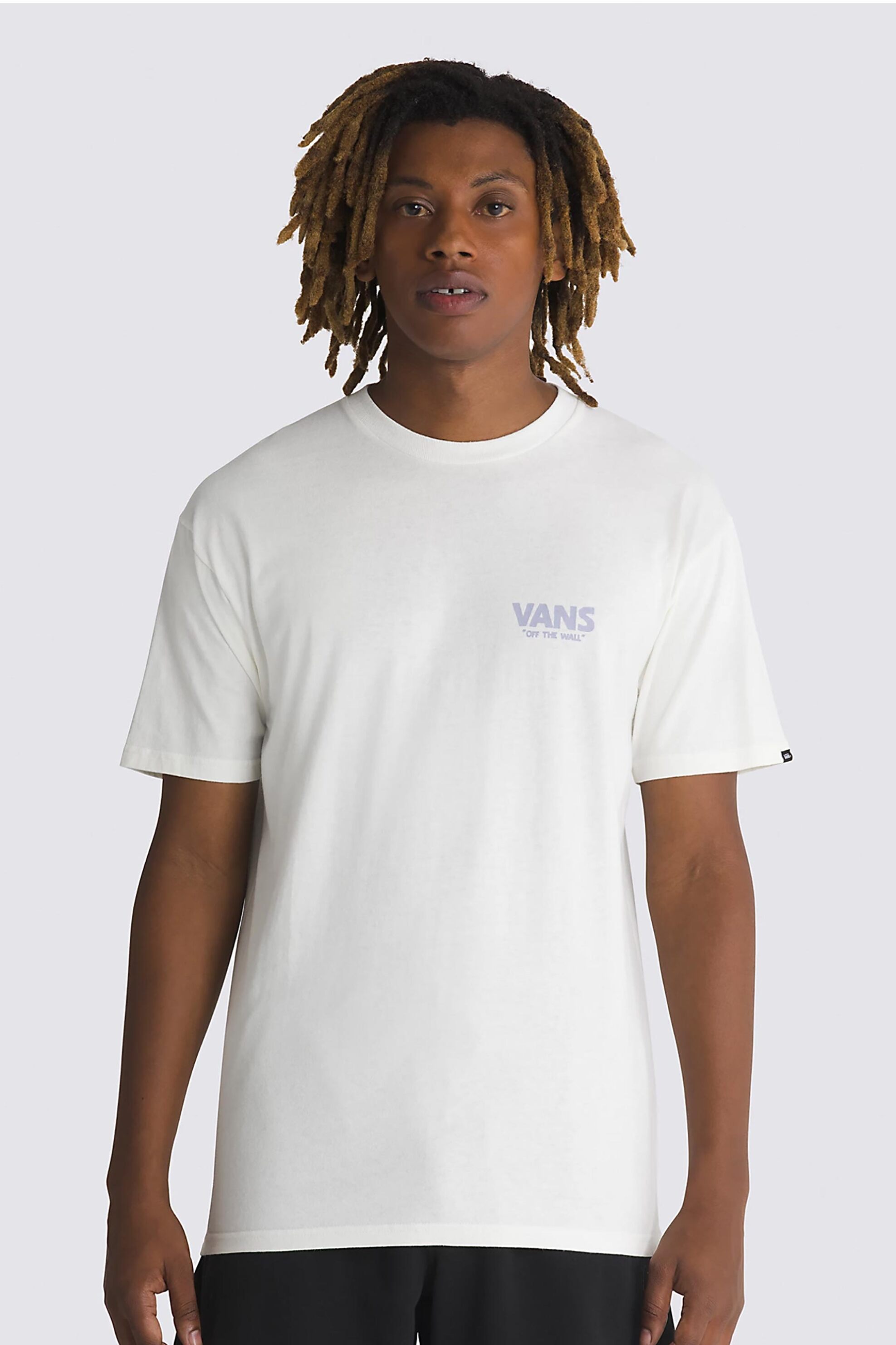 Ανδρική Μόδα > Ανδρικά Ρούχα > Ανδρικές Μπλούζες > Ανδρικά T-Shirts Vans ανδρικό T-shirt βαμβακερό μονόχρωμο με contrast logo και graphic print "Stay Cool" - VN000G56FS81 Λευκό