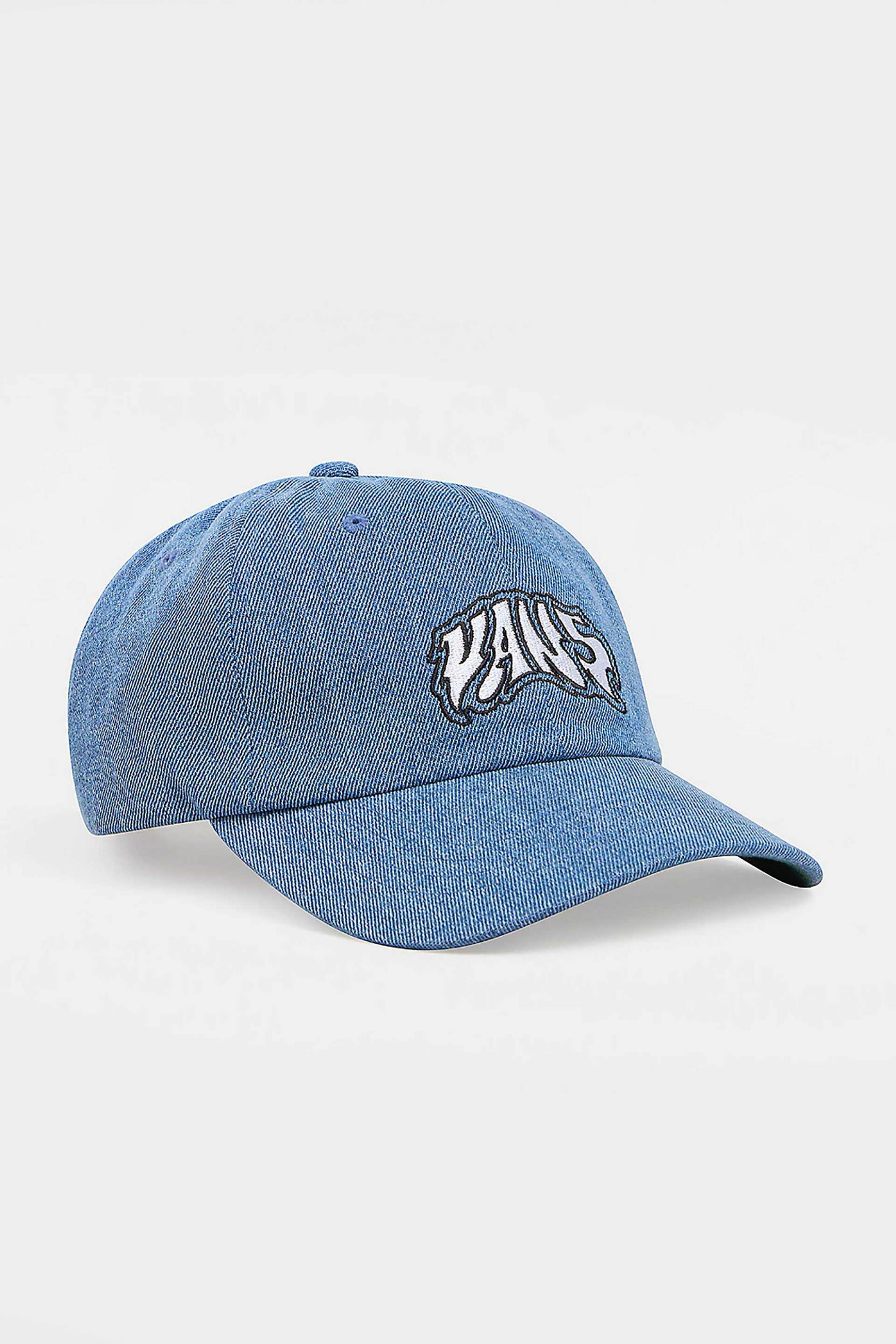 Ανδρική Μόδα > Ανδρικά Αξεσουάρ > Ανδρικά Καπέλα & Σκούφοι Vans ανδρικό καπέλο jockey βαμβακερό με contrast κεντημένο λογότυπο "Prowler Curved Bill" - VN000GKB7W61 Denim Blue